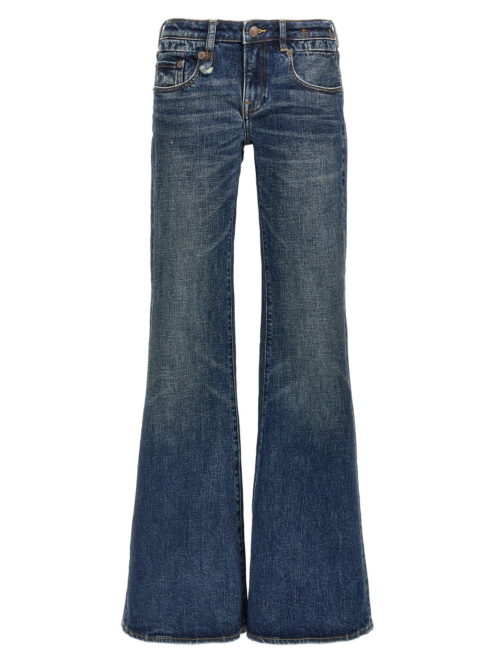 【R13】オーバーフローボーイフレア R13 'Overflow Boy Flare' Jeans in Blue | Lyst
