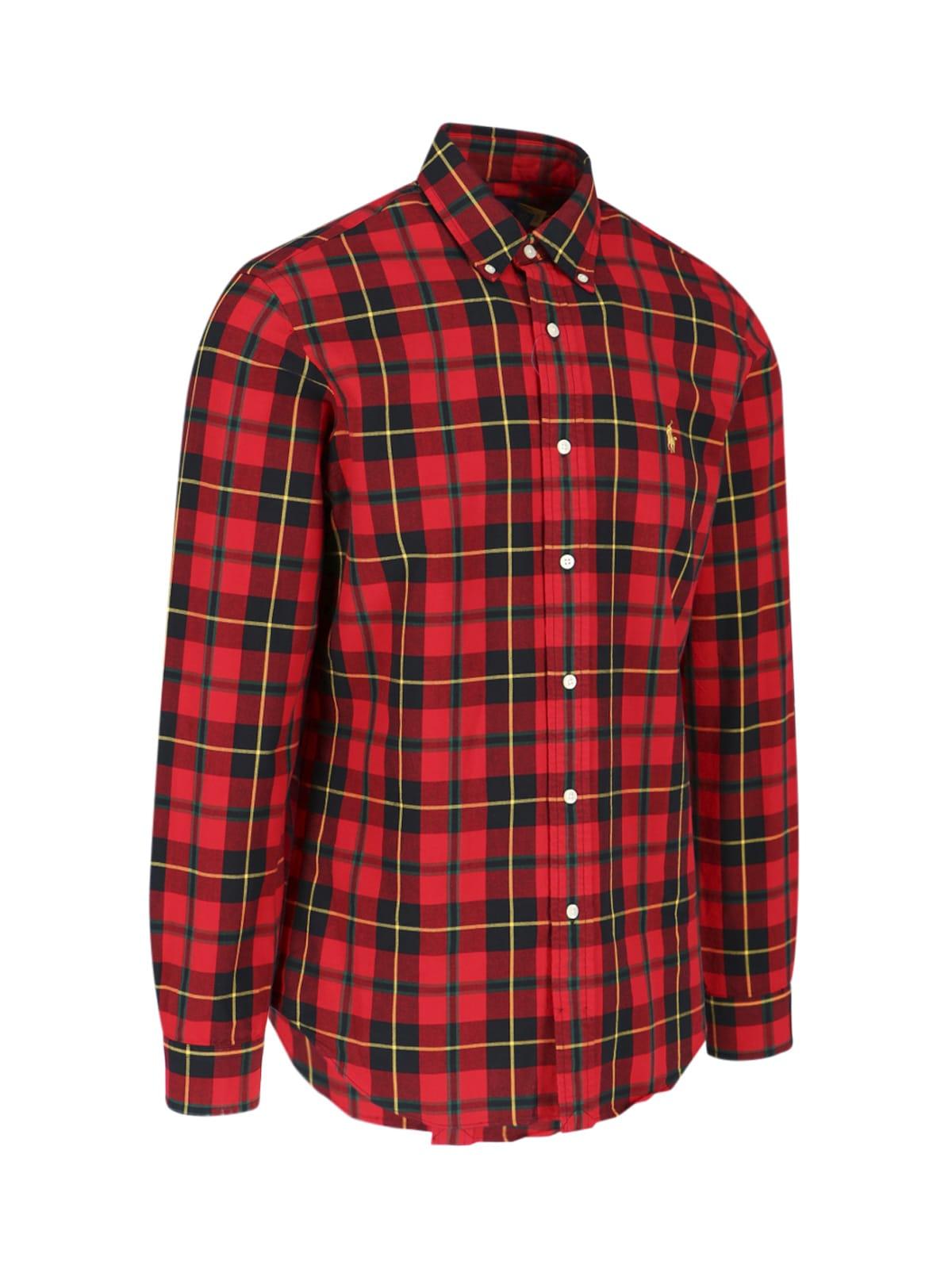 Polo Ralph Lauren Check Shirt in Red for Men | Lyst