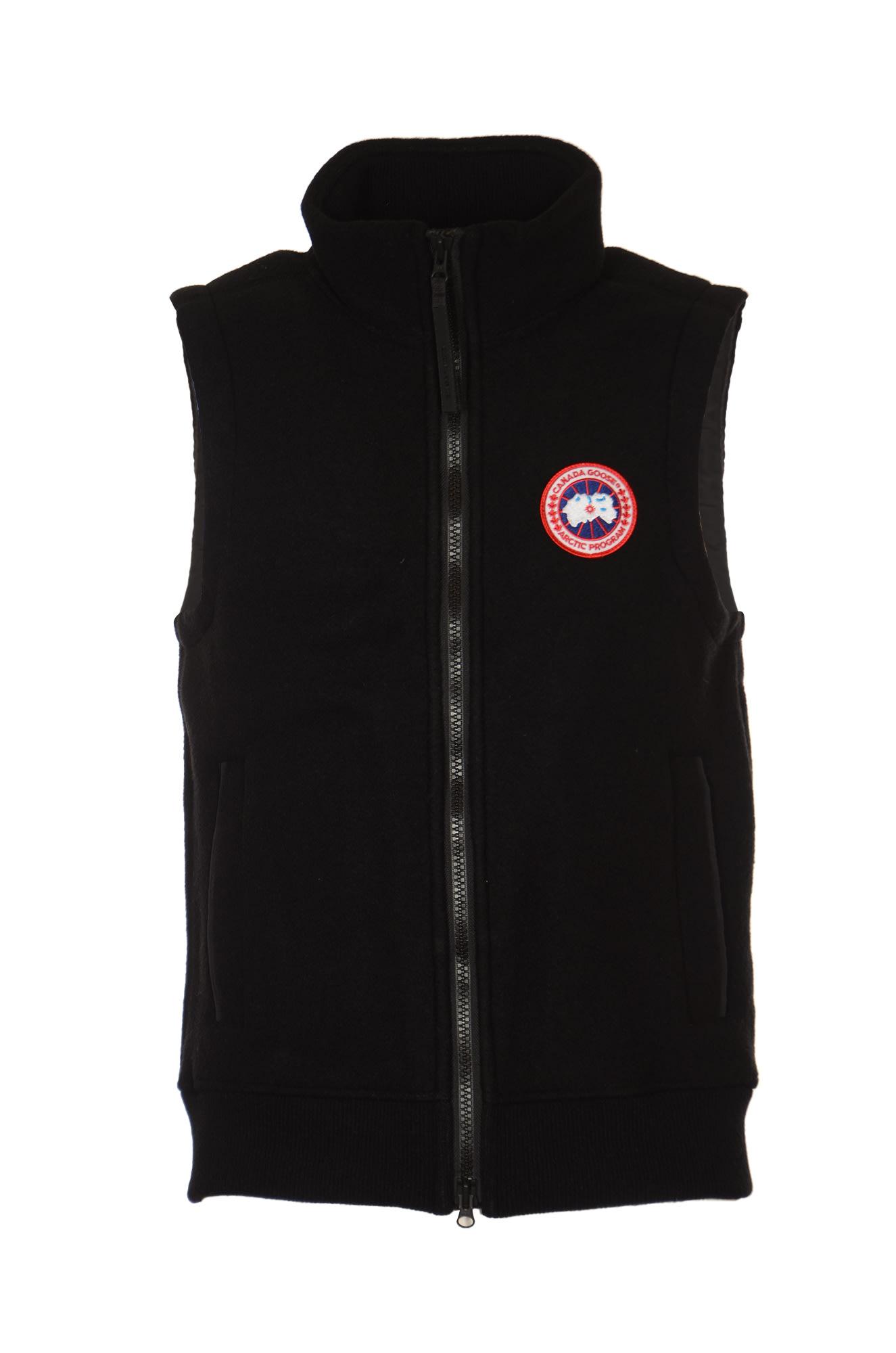 Canada Goose Marsey Sleeveless Fleece Jacket in Black for Men Lyst