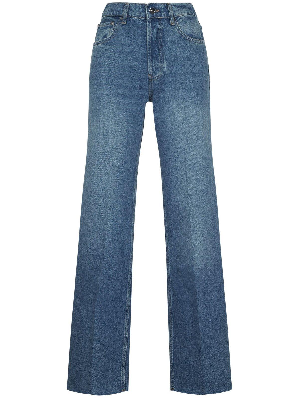 ★ANINE BING ★ロゴパッチワイドレッグジーンズ Anine Bing Jeans for Women | Online Sale up to 37% off | Lyst