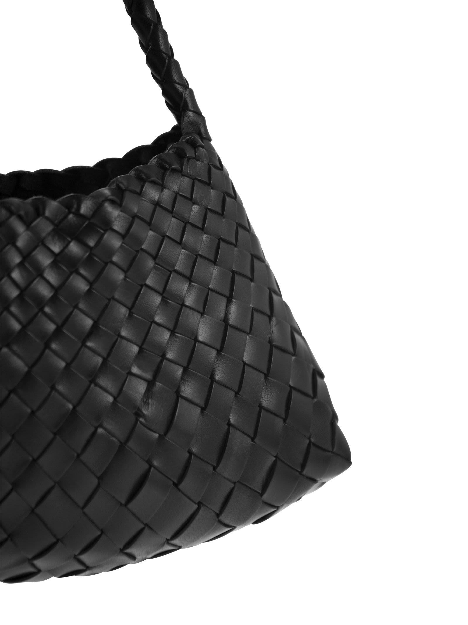 Dragon diffusion rosanna ブラック Dragon Diffusion - Rosanna Dark Brown Woven Leather Bag