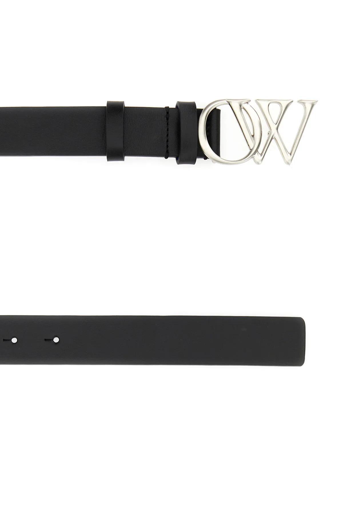 Off-White c/o Virgil Abloh Dégradé Arrow Buckle Calfskin Leather Belt in  Black for Men