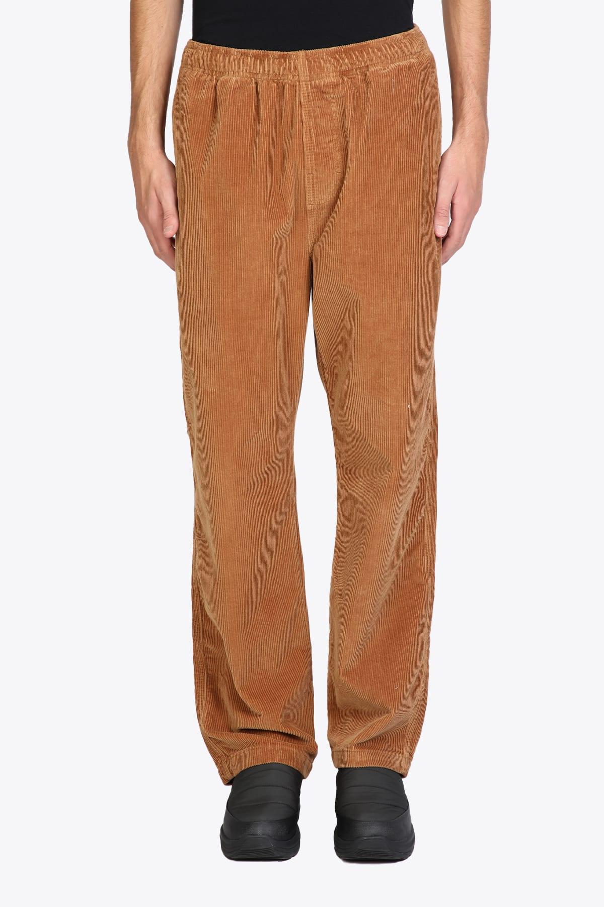 Stussy Wide Wale Cord Beach Pant Caramel Corduroy Relaxed Pant Wide Wale Cord Beach Pant in