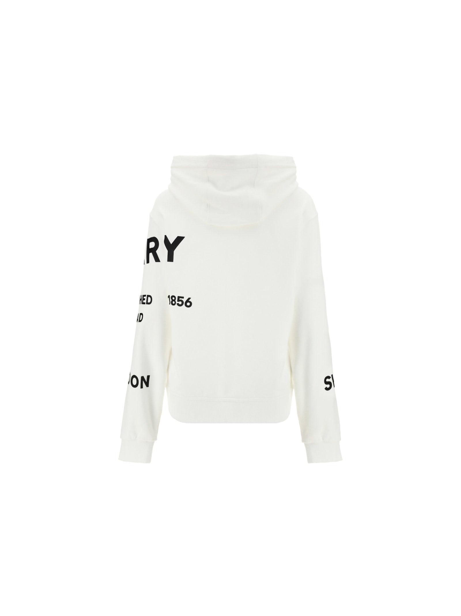 white burberry hoodie