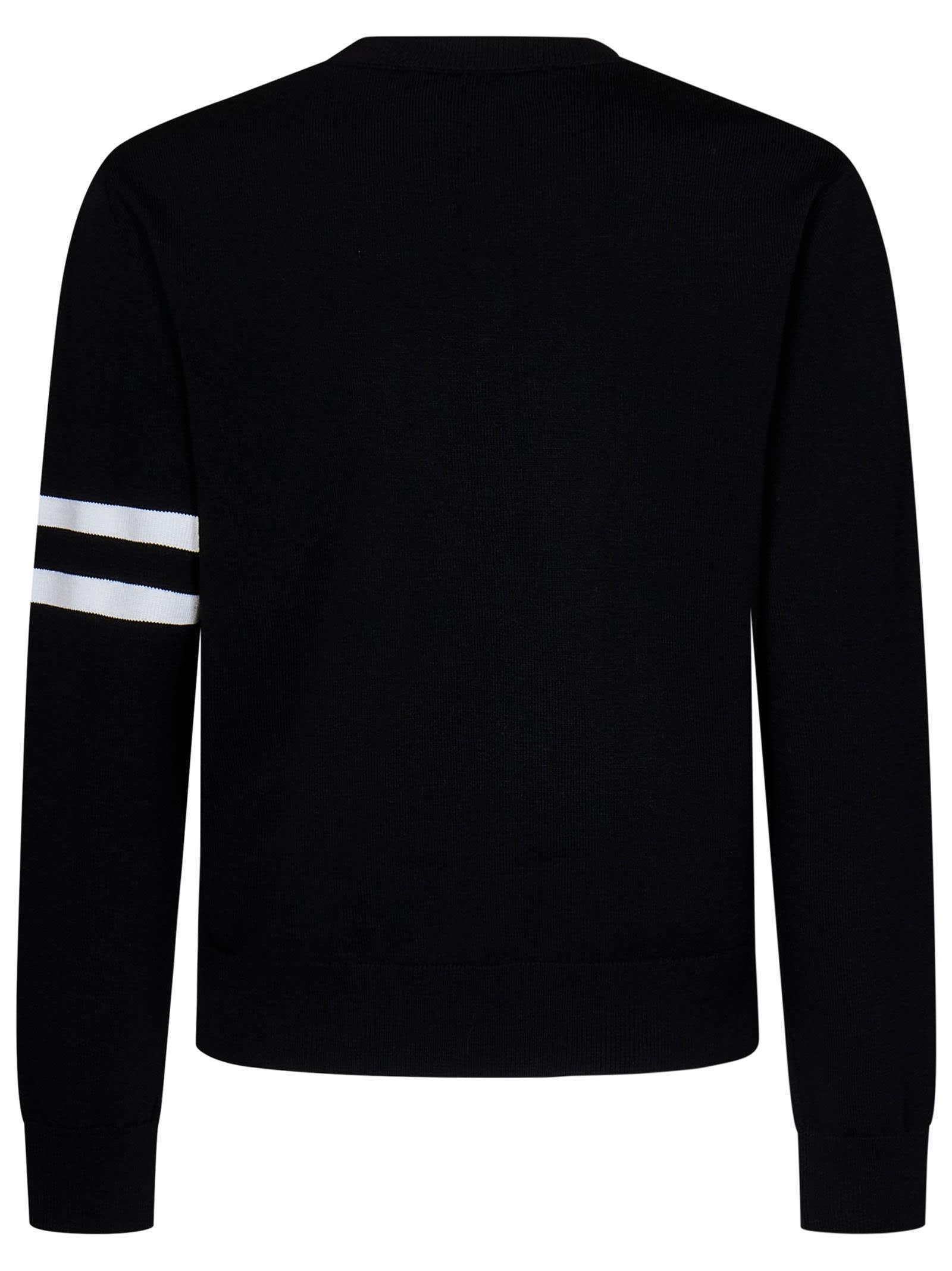 DSquared College Shetland Sweater in Black for Men Lyst