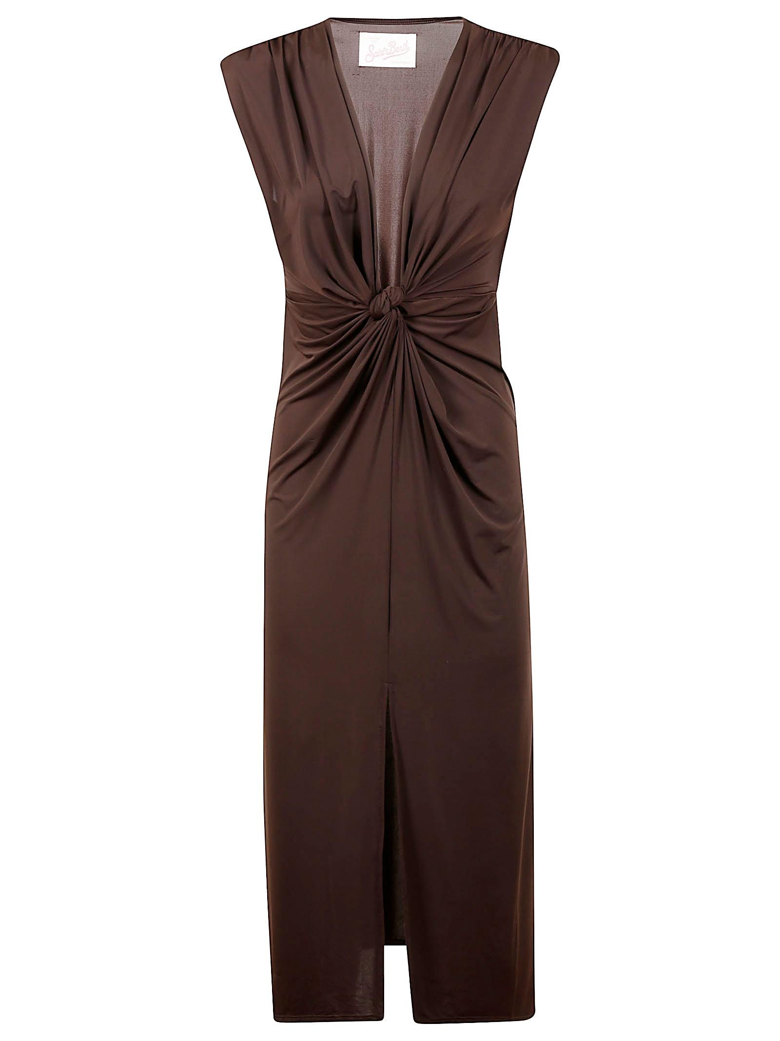 ワンピース MC2 SAINT BARTH Women Dresses EYDI00106190HLEOP Brown Woman Dresses and Jumpsuits – MC2 Saint Barth