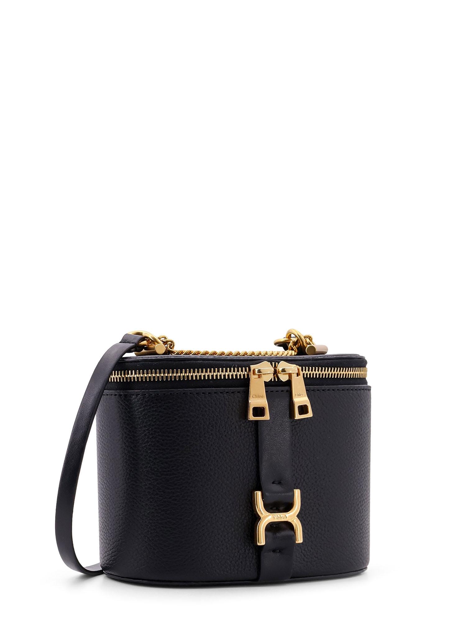 ショルダーバッグ・ポシェット CHLOE' Mini marcie vanity leather shoulder bag Nero Chloé Mini Marcie Vanity Leather Shoulder Bag in Black | Lyst