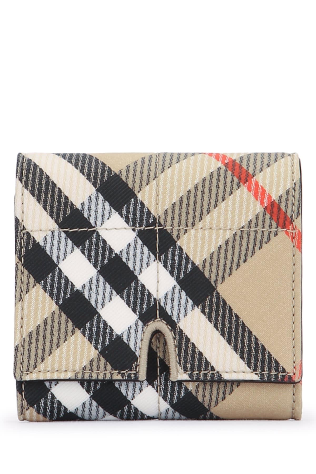 【送料&関税込】Burberry Ls Snip Compact Wallet Cj1 Burberry Wallets and cardholders for Women | Online Sale up