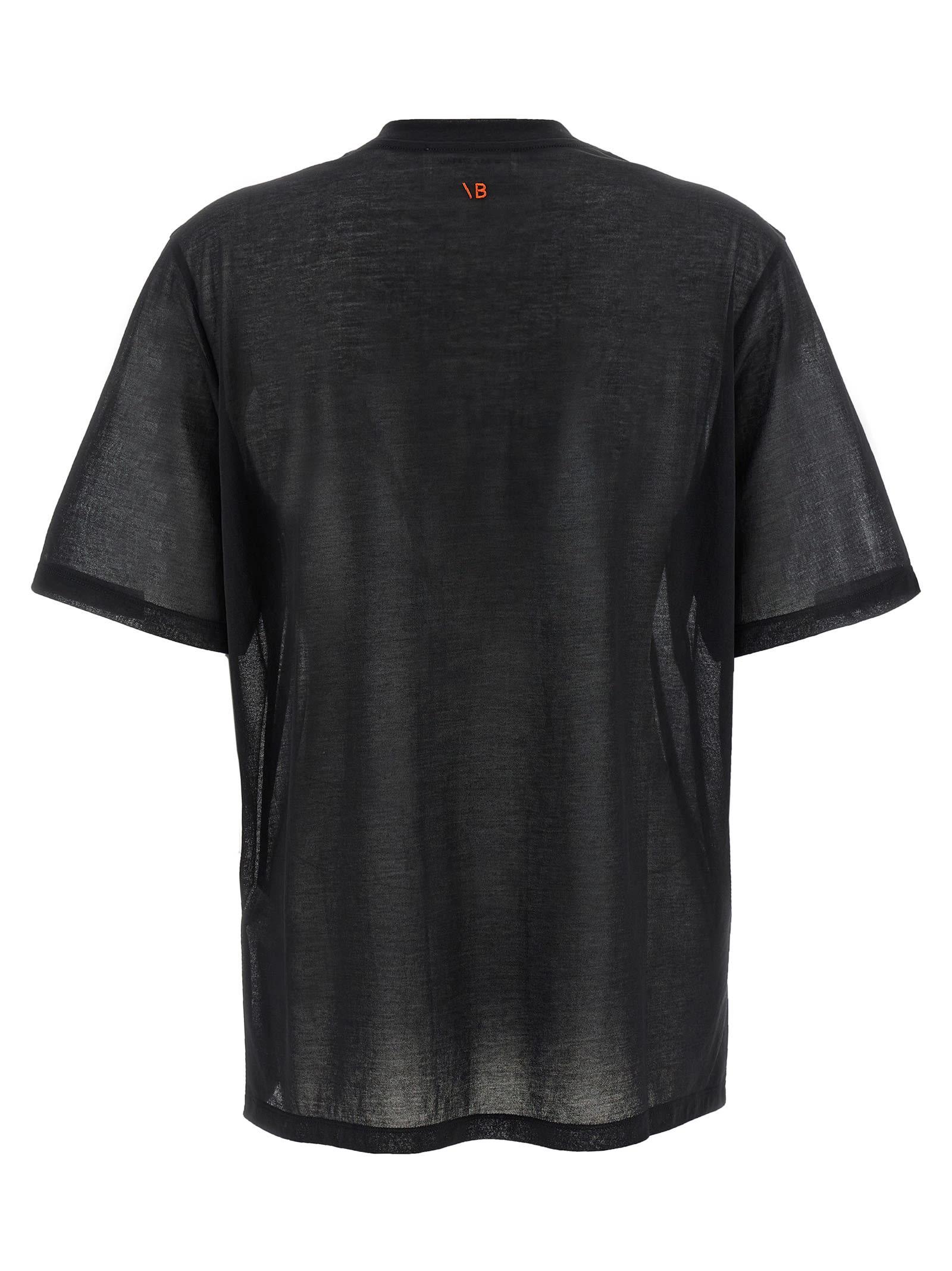 Tシャツ・カットソー Victoria Beckham Logo embroidery t-shirt Victoria Beckham Logo Embroidery T-Shirt in Black | Lyst