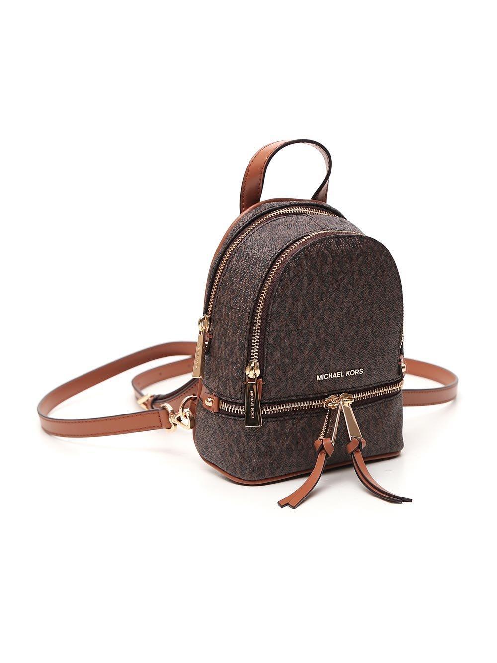 Michael kors rhea mini backpack brown online