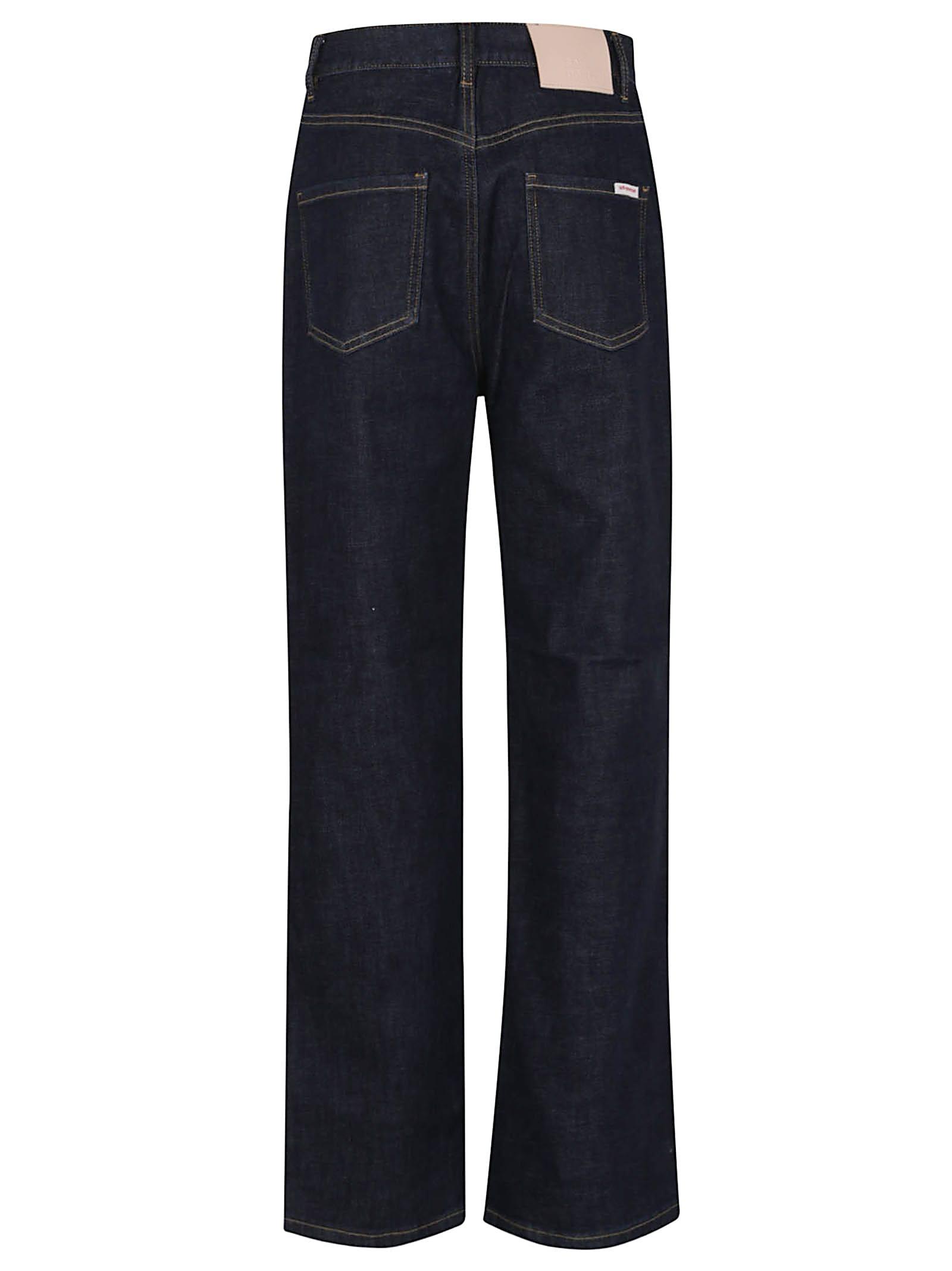 【送料&関税込】self-portrait Decorated Straight Leg Jeans Self-Portrait Rhinestone-Embellished Denim Straight-Leg