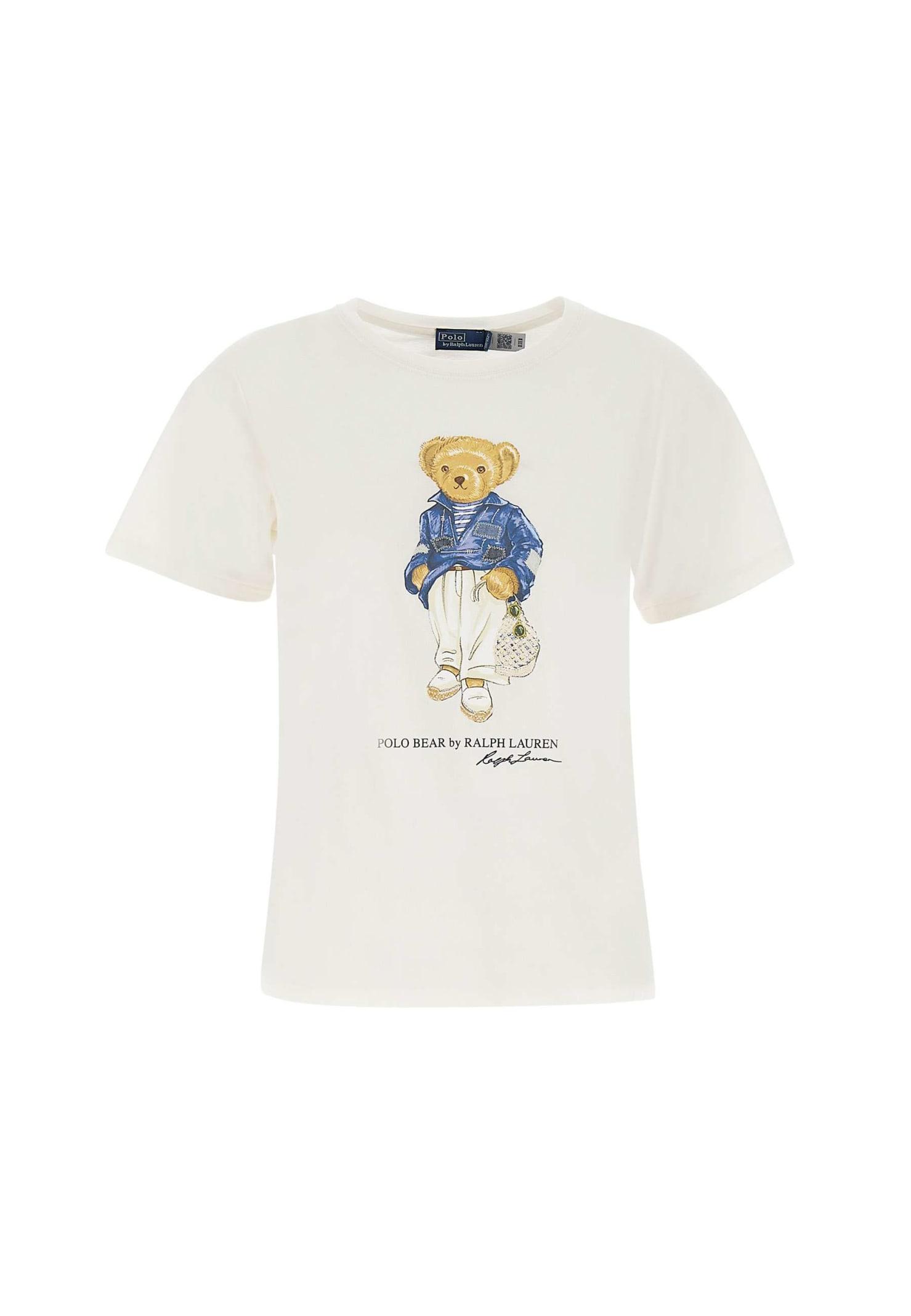 Ralph Lauren Polo Bear T-shirt in White | Lyst