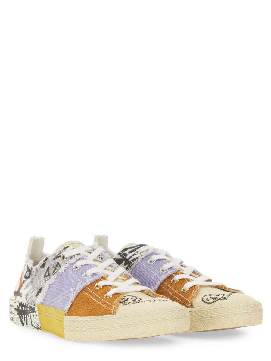 Maison Margiela Patchwork Sneaker in White Lyst
