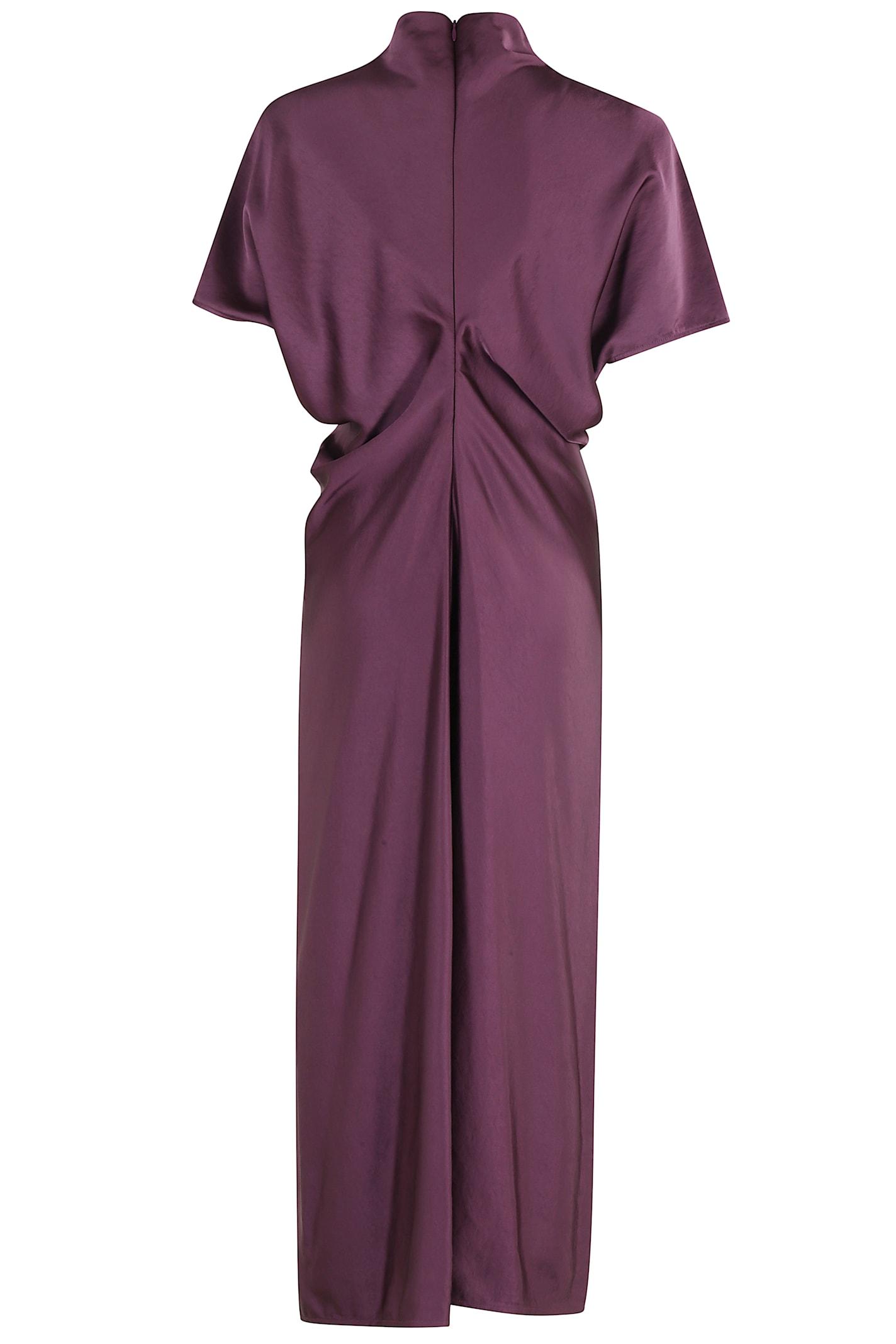 ワンピース FEDERICA TOSI FW25 ABITO SBIECO RASO VISCOSA (31211 31018) FEDERICA TOSI Casual and day dresses for Women | Online Sale