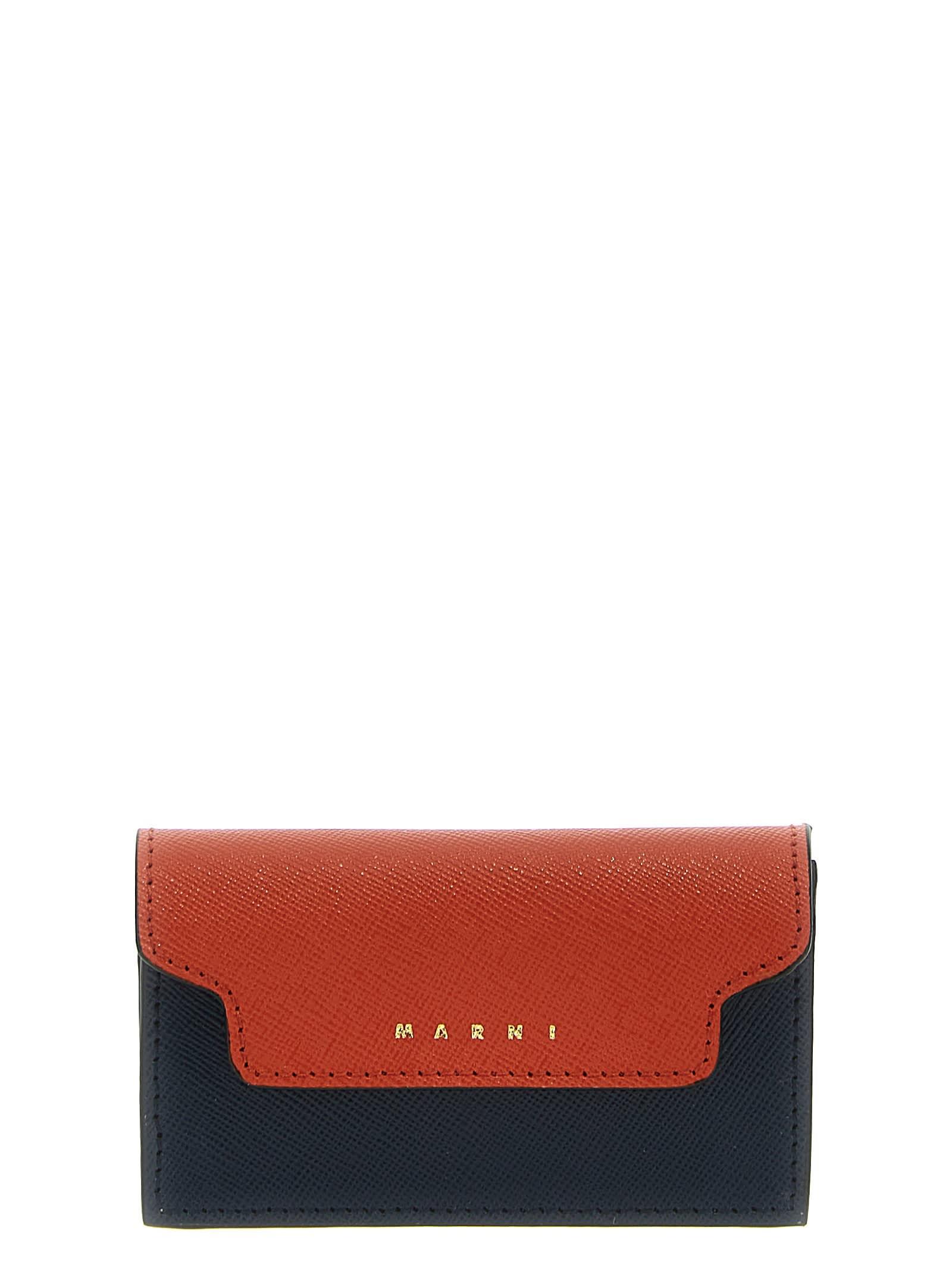 Marni Logo Business Card Holder Wallets, Card Holders in Red | Lyst
