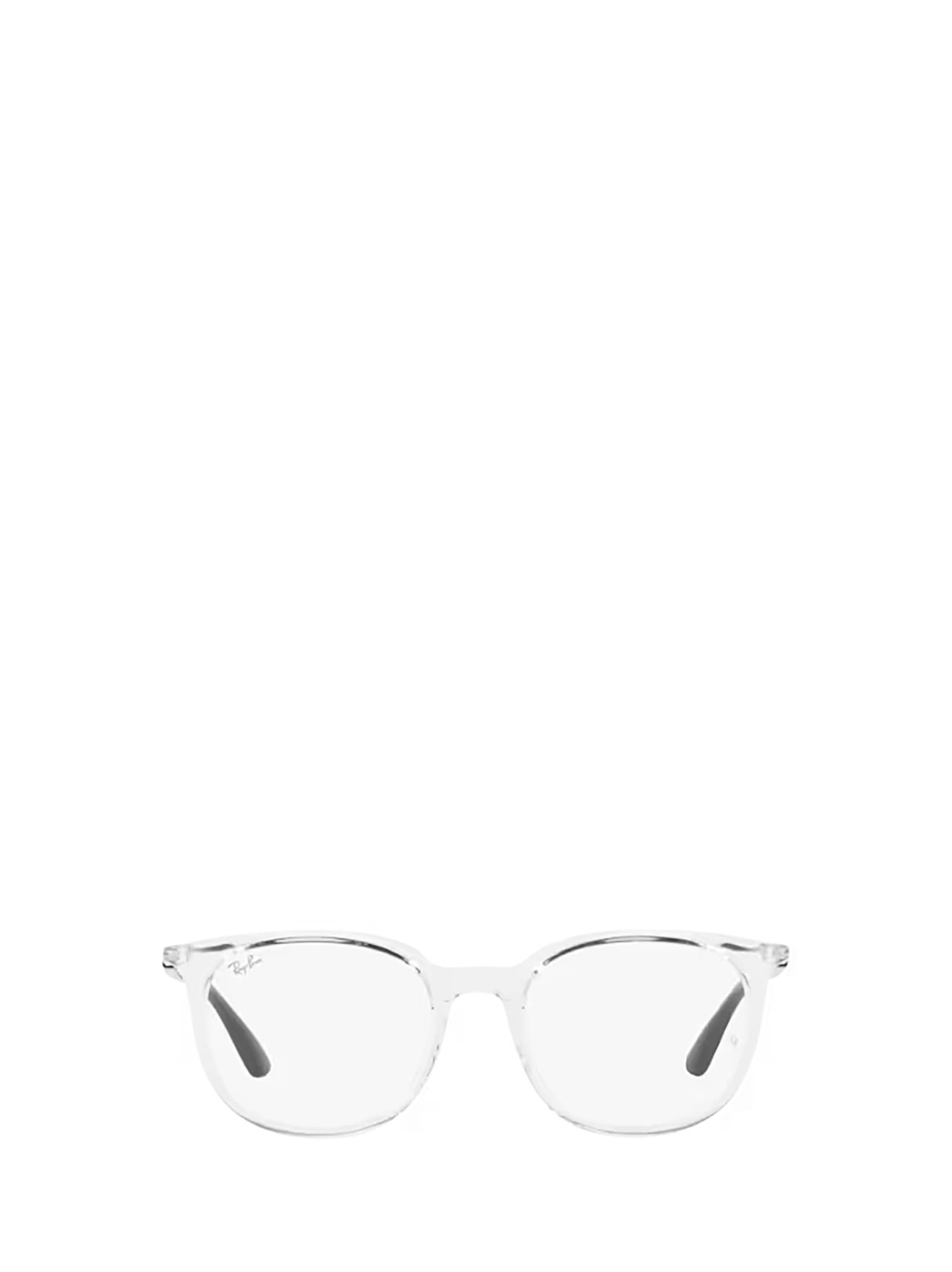 Ray-Ban Rx7190 Transparent Glasses in White | Lyst