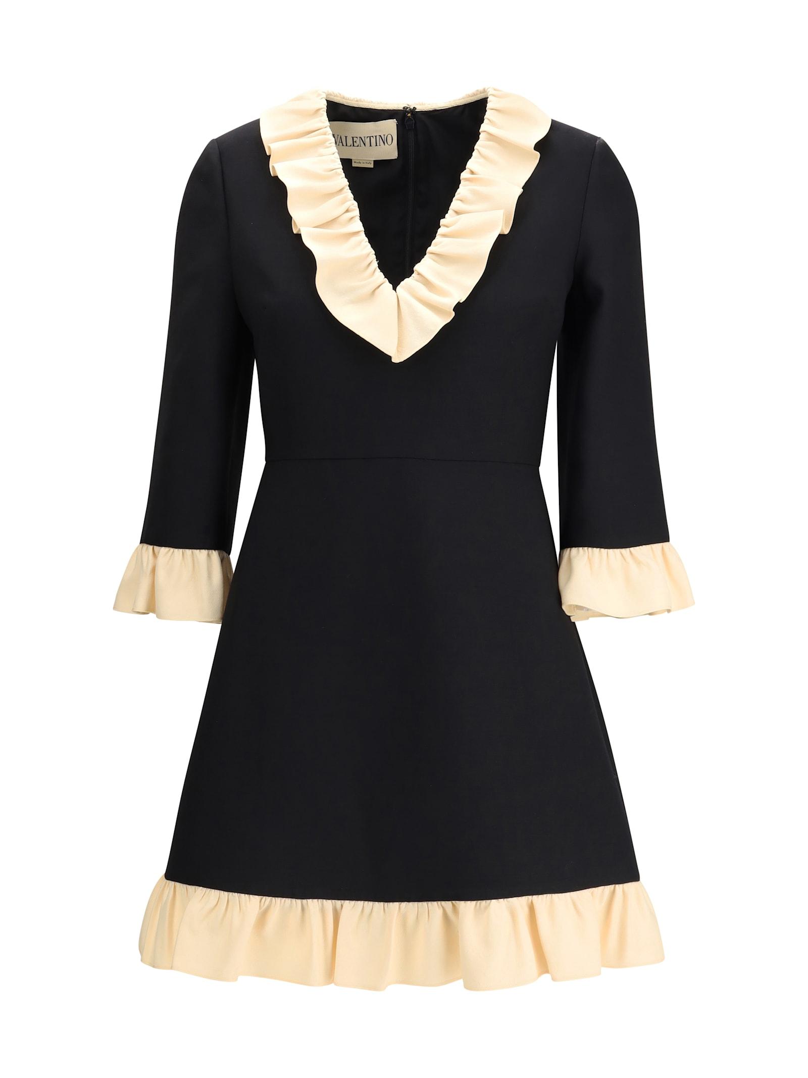 ワンピース VALENTINO WOOL AND SILK SHORT DRESS Valentino Wool and silk short dress | The Fashion Square