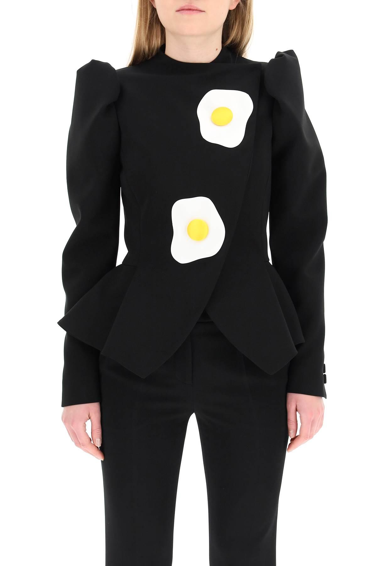 【関税込み】Moschino ブラック Eggs Print フーディ Moschino Eggs Print Hoodie Black | Mainline Menswear