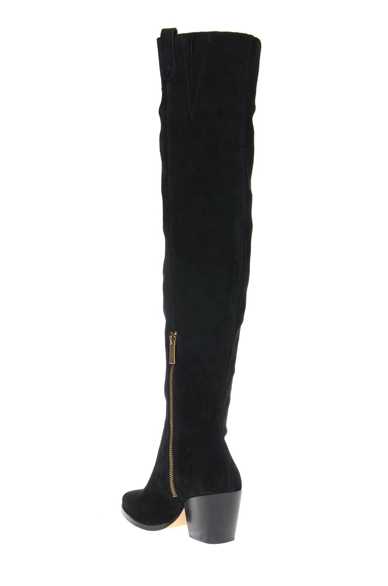 Michael Kors Suede Harlow Over-the-knee Boots in Black - Save 15% | Lyst