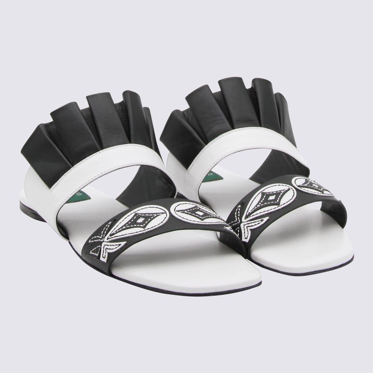 PUCCI Scuba Marmo-print sandals - Pink