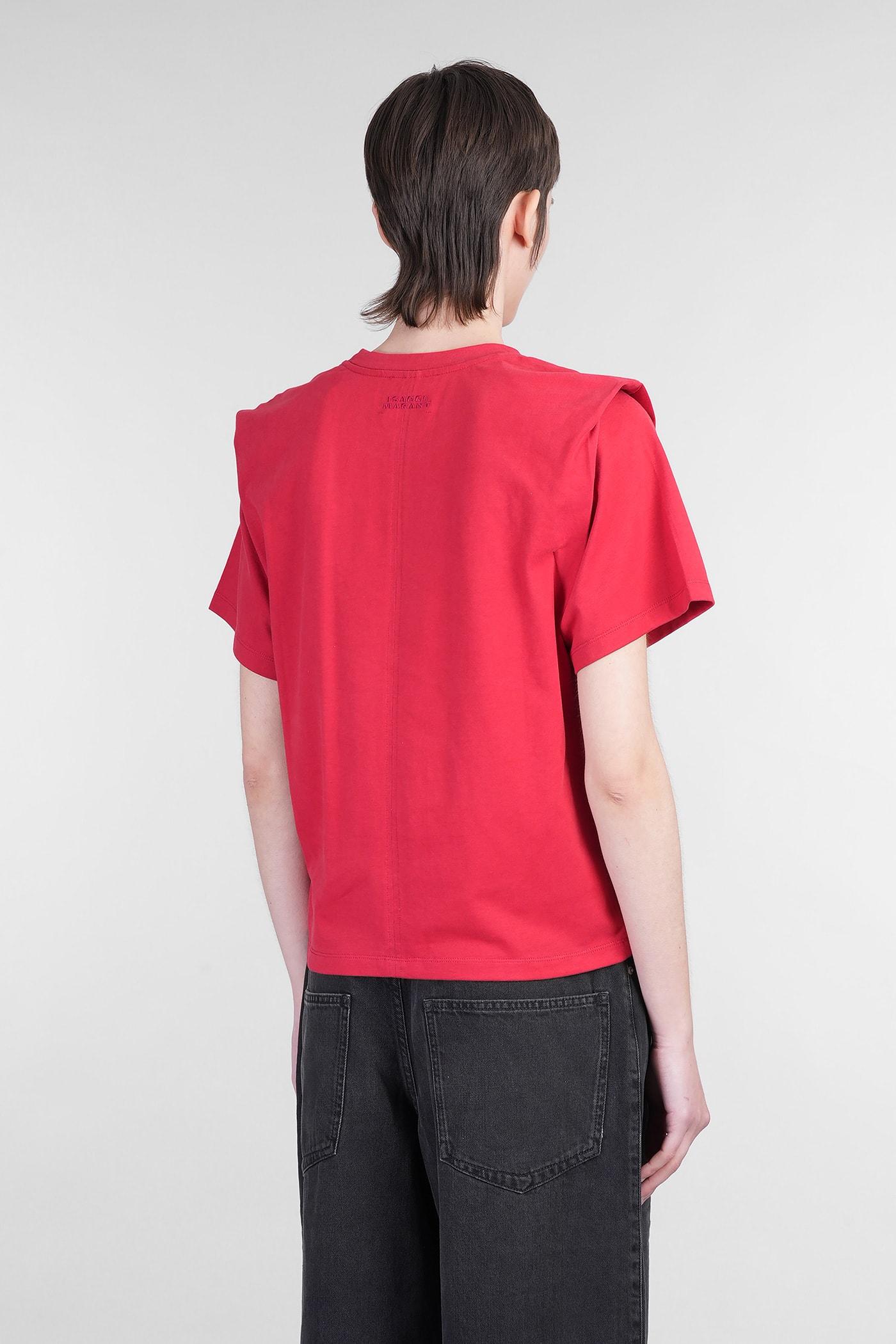 Tシャツ・カットソー Isabel Marant Salte Cotton Zelitos T-Shirt COPY - ISABEL MARANT TEE SHIRT ZELITOS