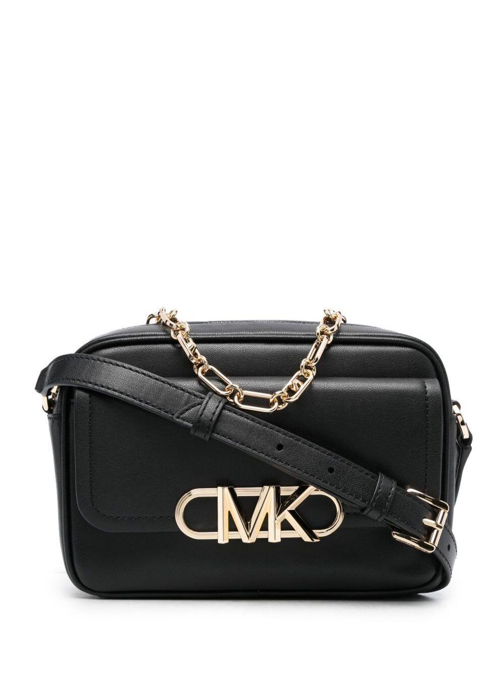 MICHAEL Michael Kors Parker Leather Camera Bag in Black Lyst