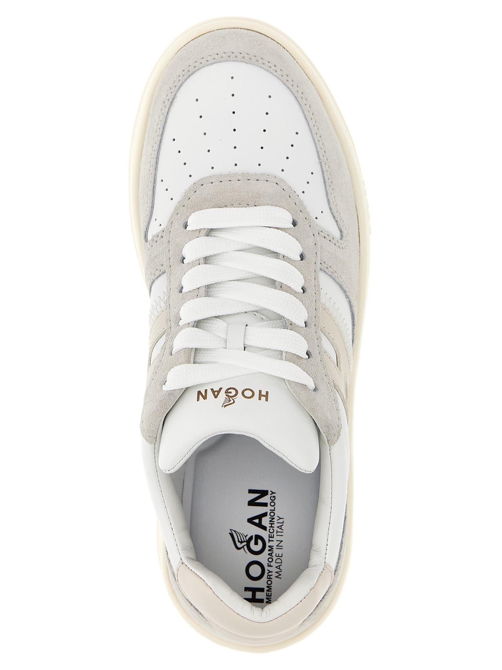 Hogan Leather Sneakers in White | Lyst