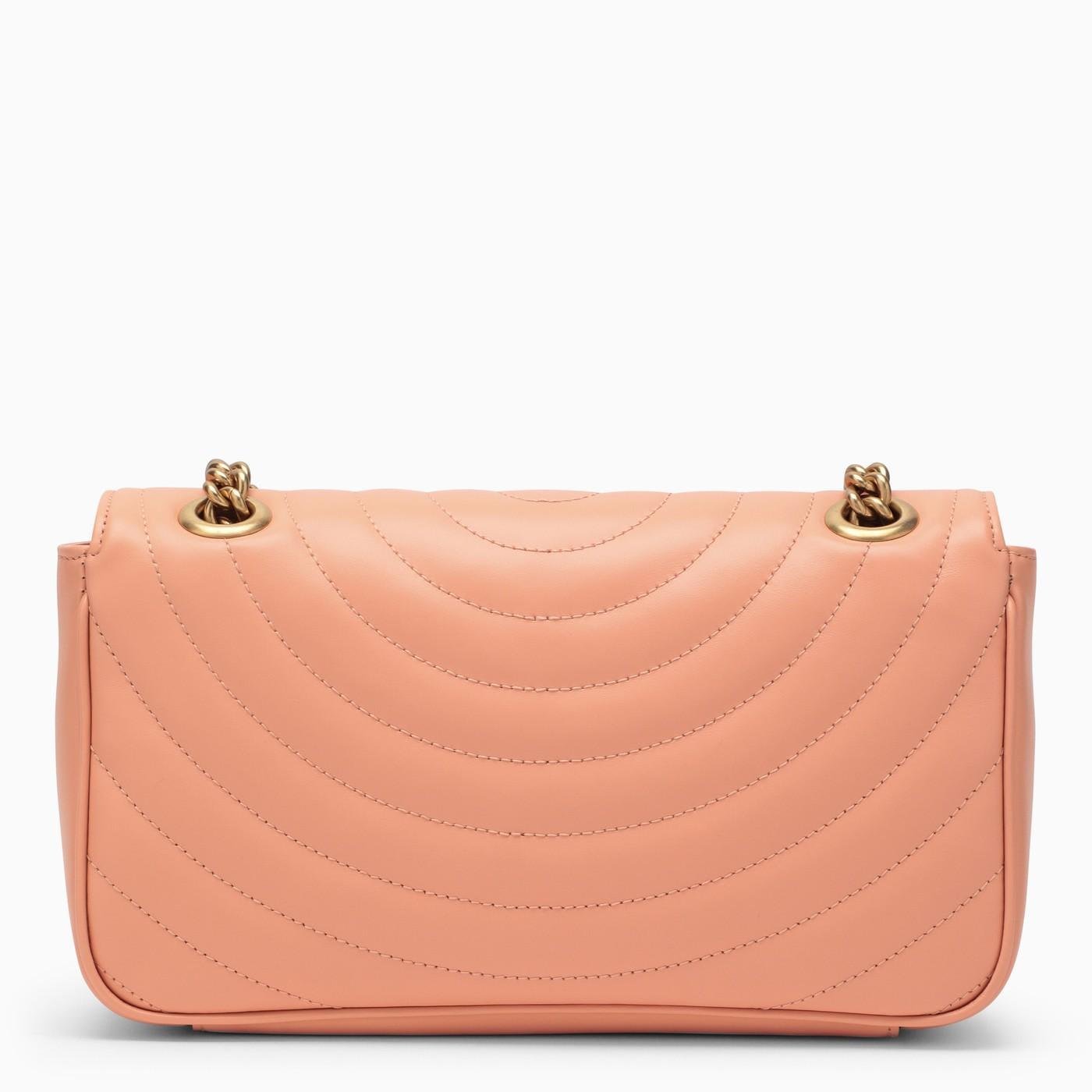 GG Matelassé mini handbag in orange leather