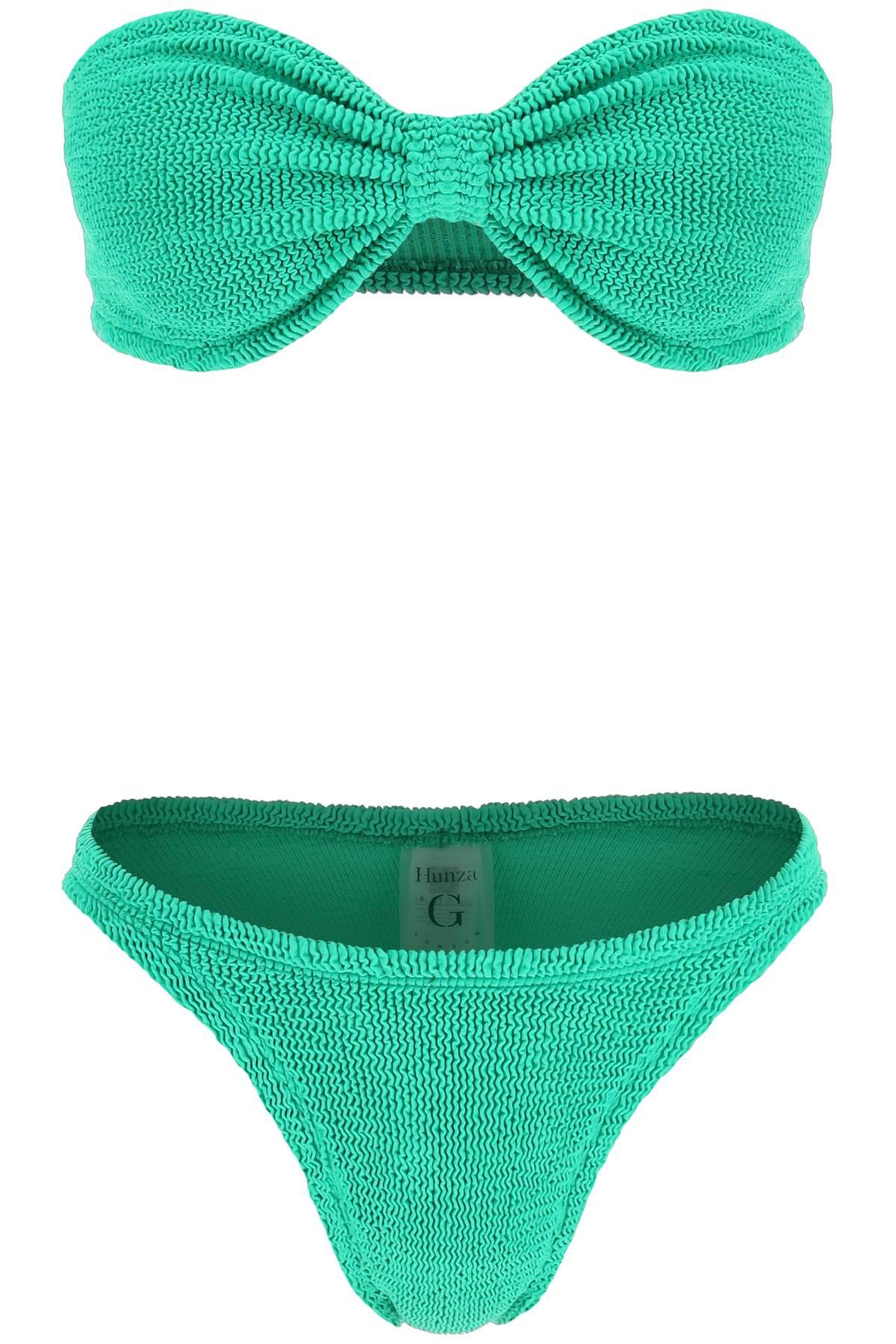 Hunza G Jean Bikini Set in Green Lyst