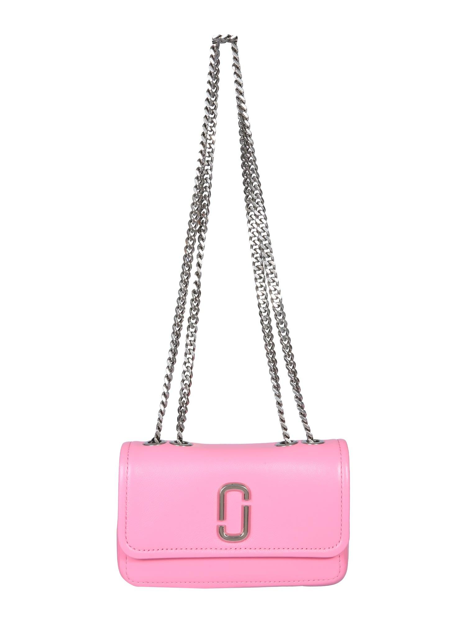 Marc Jacobs Leather Mini "the Glam Shot" Bag in Pink | Lyst