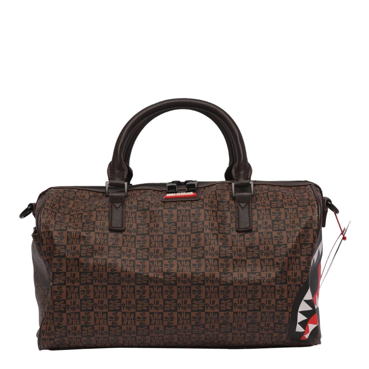 Sprayground Mini Sharks In Paris Duffle Bag in Brown for Men Lyst