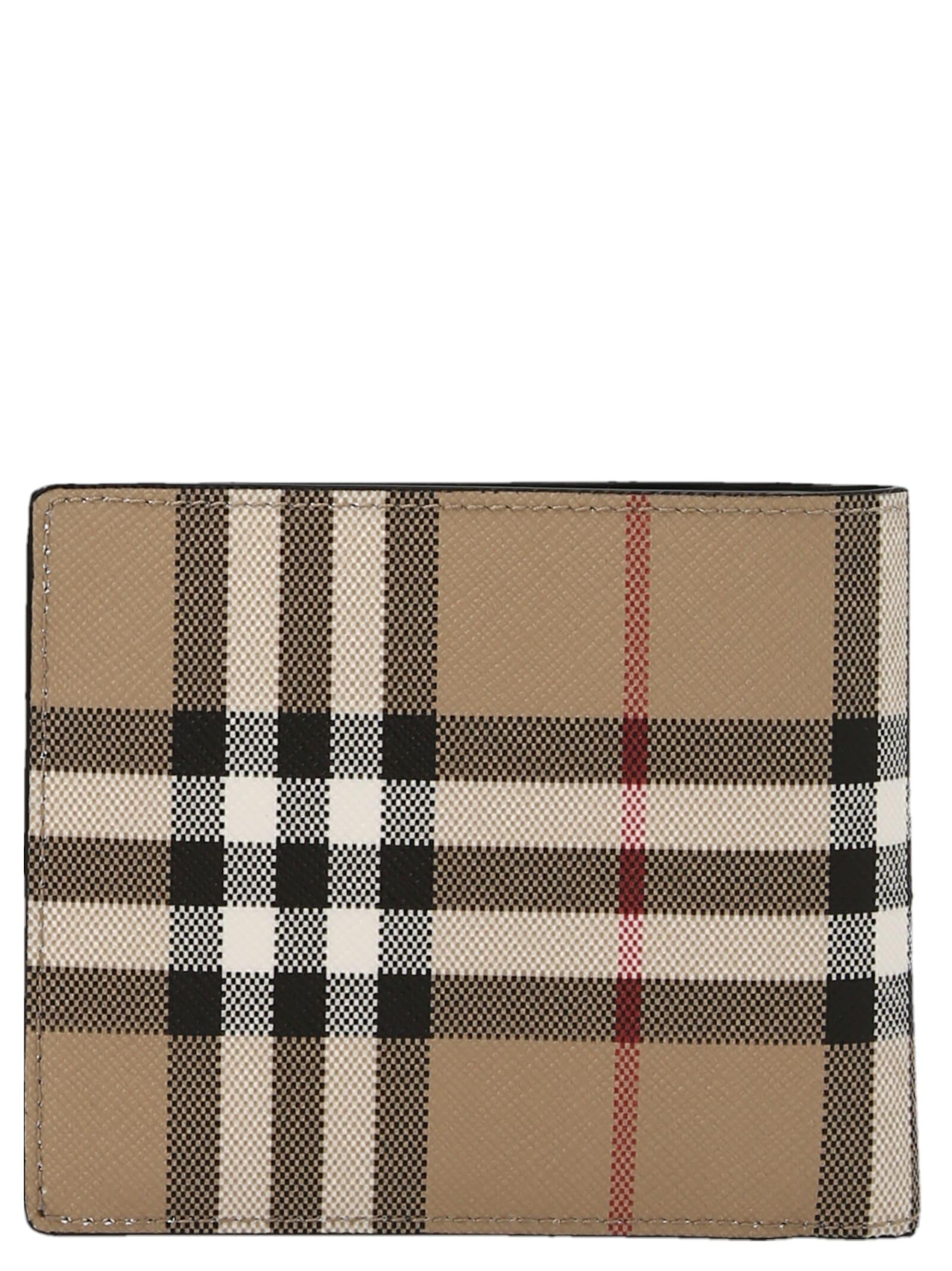 Burberry Leather Ronan Wallet in Beige (Brown) for Men - Save 47% | Lyst