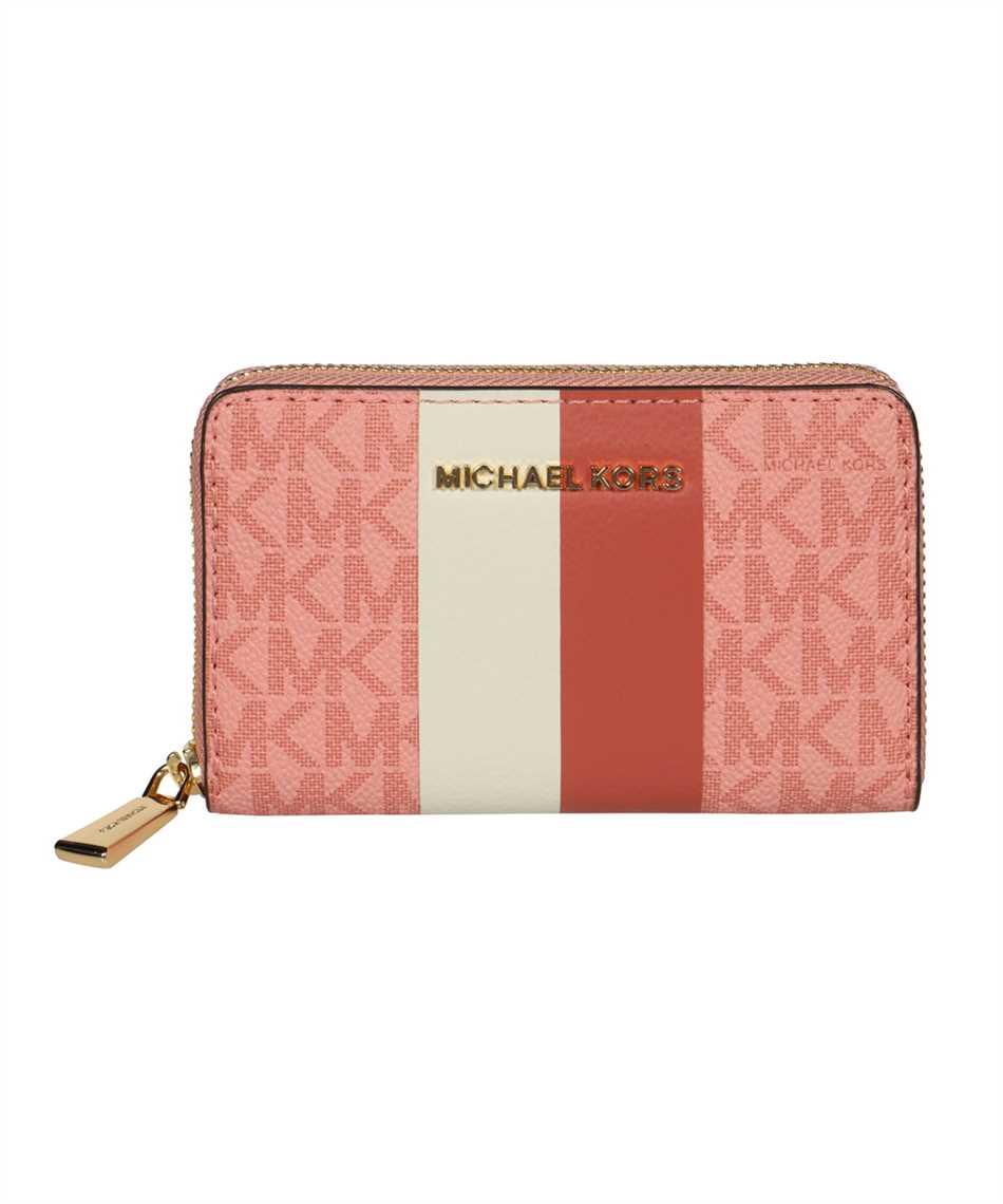 MICHAEL Michael Kors Dahlia Small Zip Around Wallet in Pink Lyst