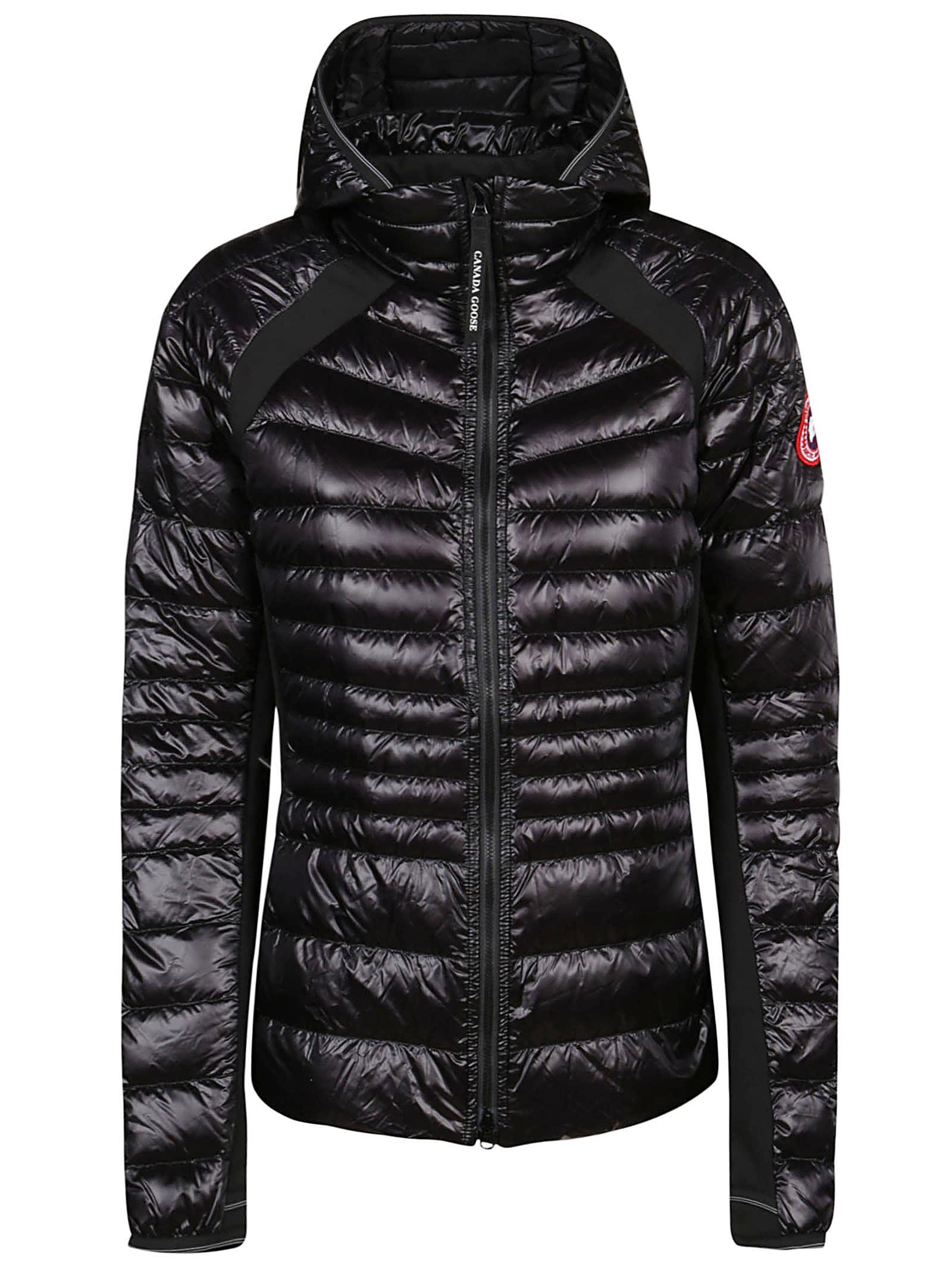 Canada goose hybridge base top hooded quilted shell down jacket
