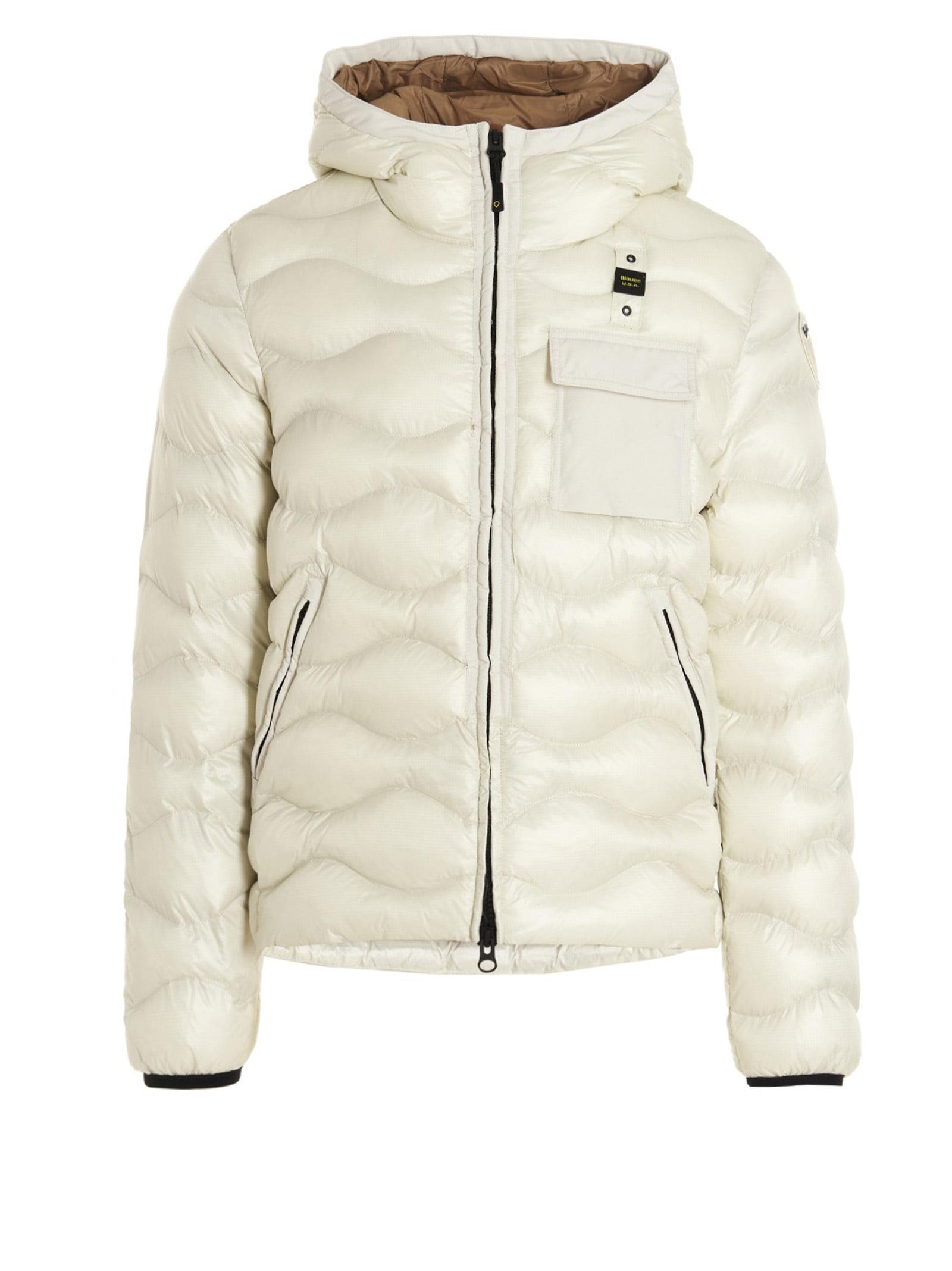 Blauer Military Puffer Jacket in Natural for Men | Lyst