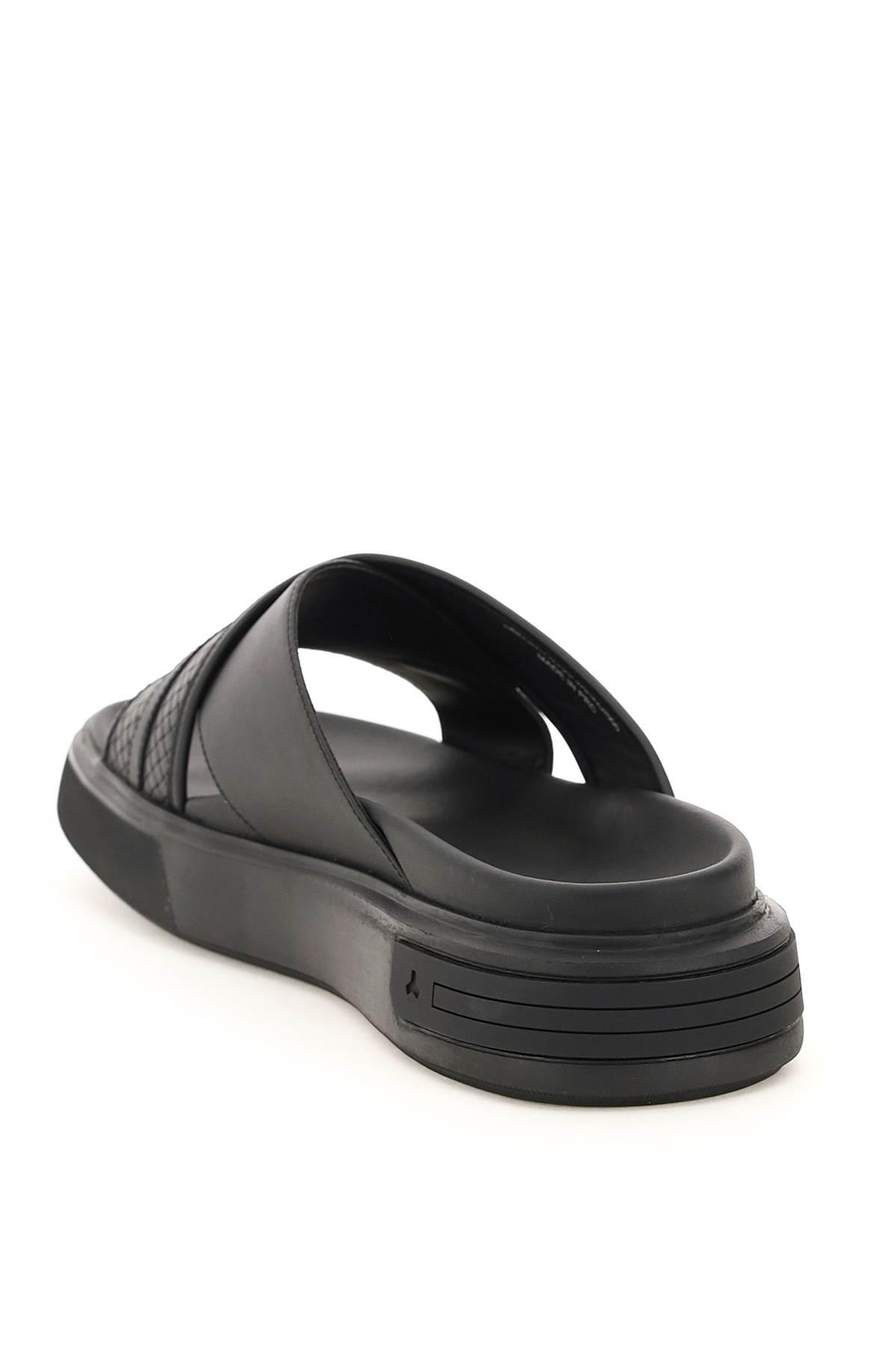 Bally Jarko Leather Sandals in Black (Black) (Black) for Men 