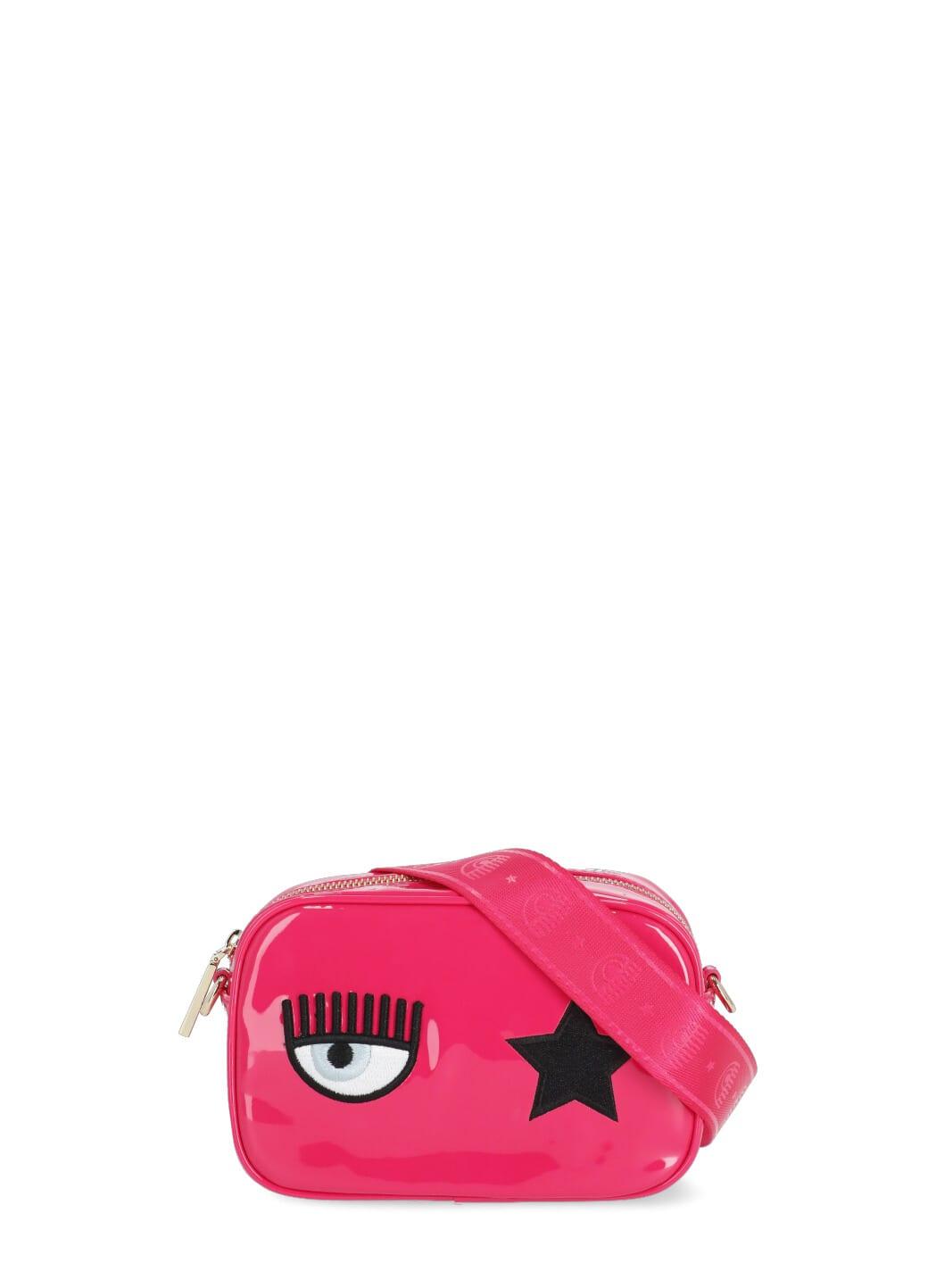 Chiara Ferragni Eye Star Logo Shoulder Bag in Pink | Lyst