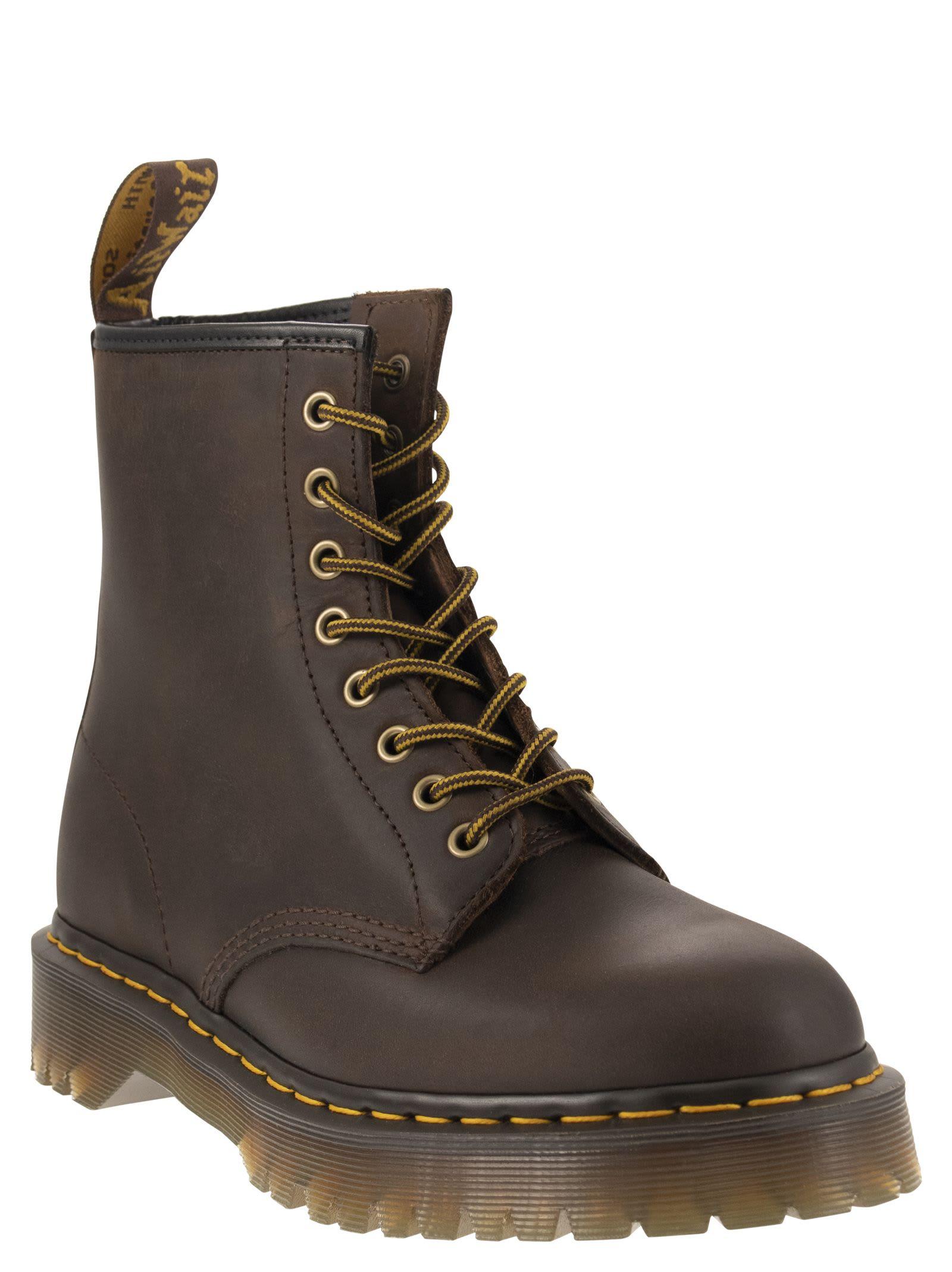 Dr. Martens 1460 Bex Crazy Horse - Ankle Boots in Brown for Men | Lyst