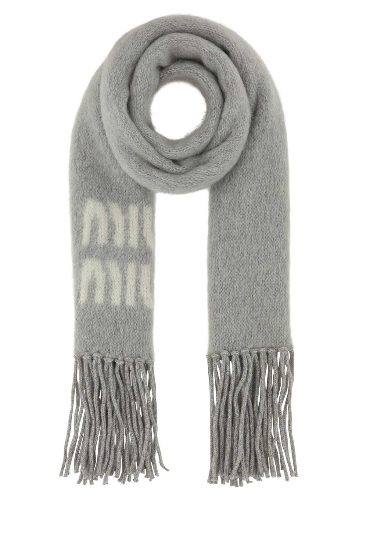 小物 MIU MIU wool scarf MIU MIU Knit Scarves Women's - POIZON