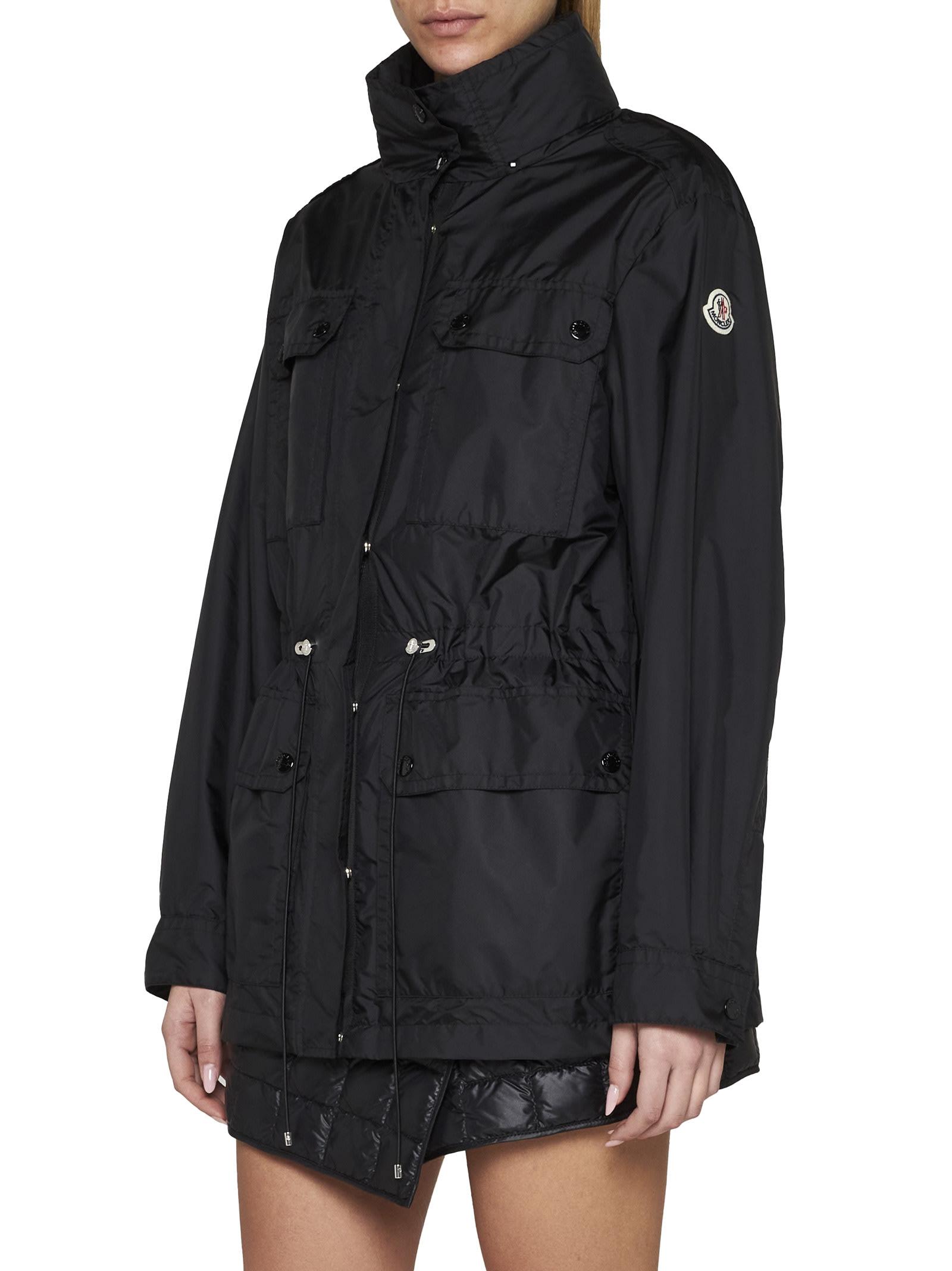Moncler Agde Nylon Field Jacket in Black | Lyst