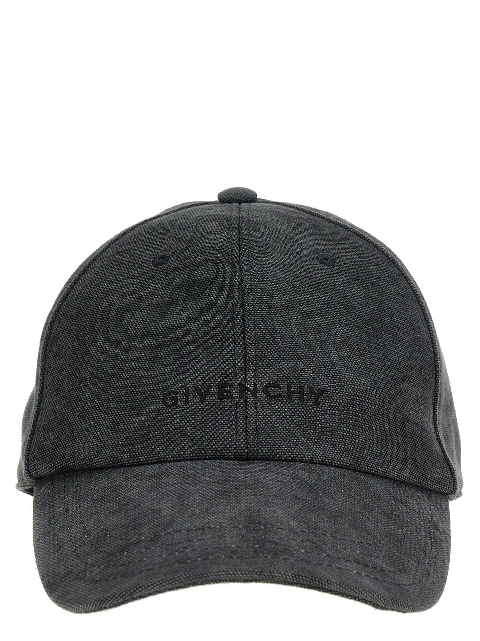 ハット GIVENCHY Logo embroidery cap GIVENCHY Logo-Embroidered Cotton-Blend Twill Baseball Cap