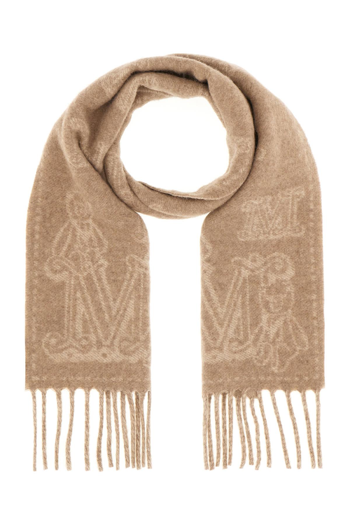 Max Mara Scarves & Foulards in Natural | Lyst