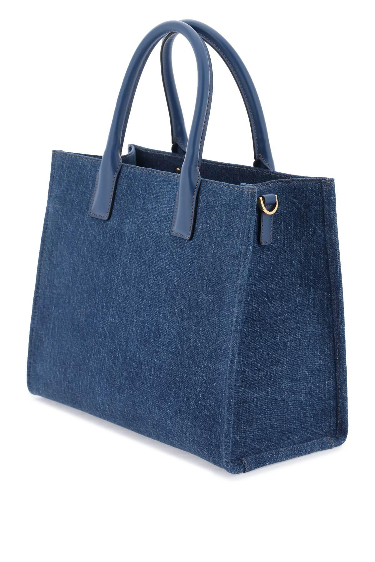 Small navy tote bag sale