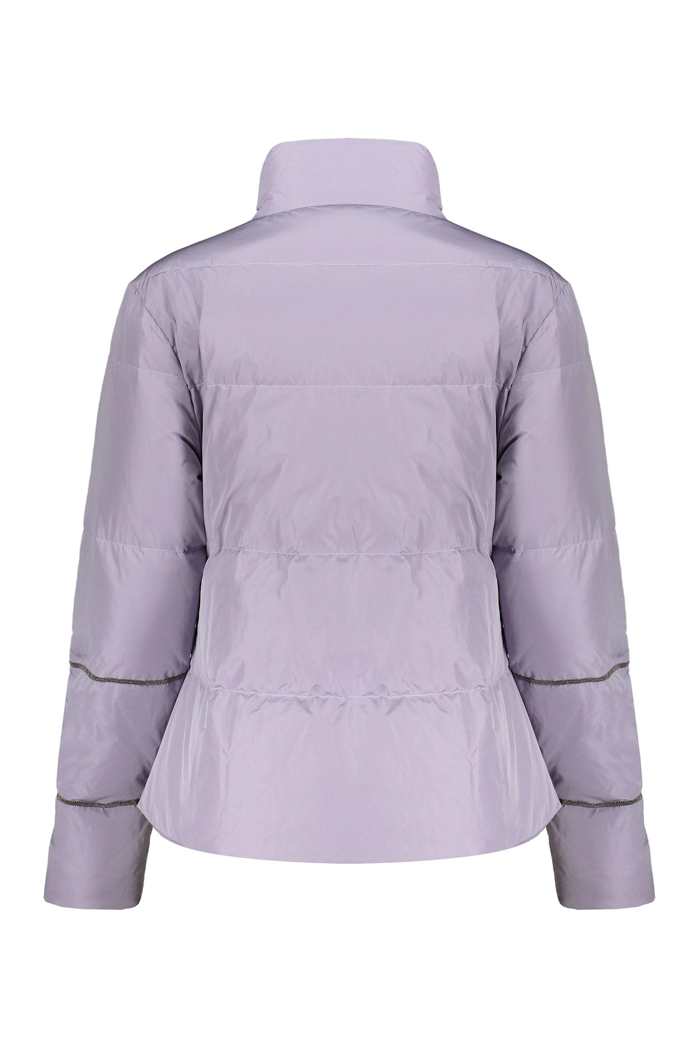 サンダル・ミュール FABIANA FILIPPI DOWN JACKETS Fabiana Filippi Short Down Jacket in Purple | Lyst