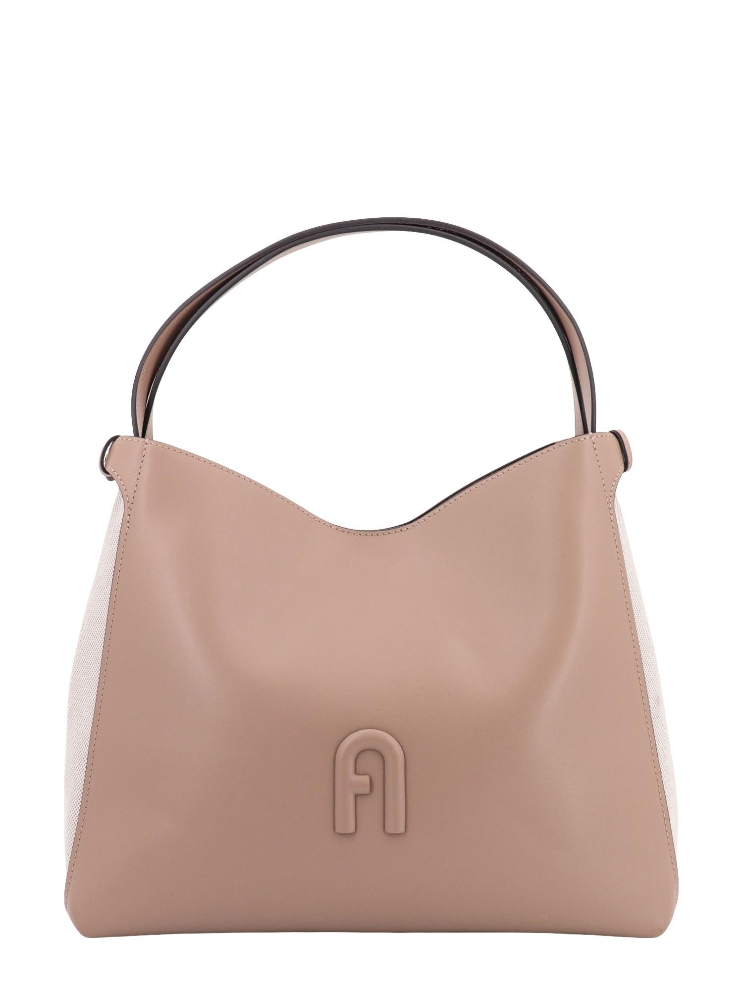 Furla Small Primula Leather Tote Bag - Brown