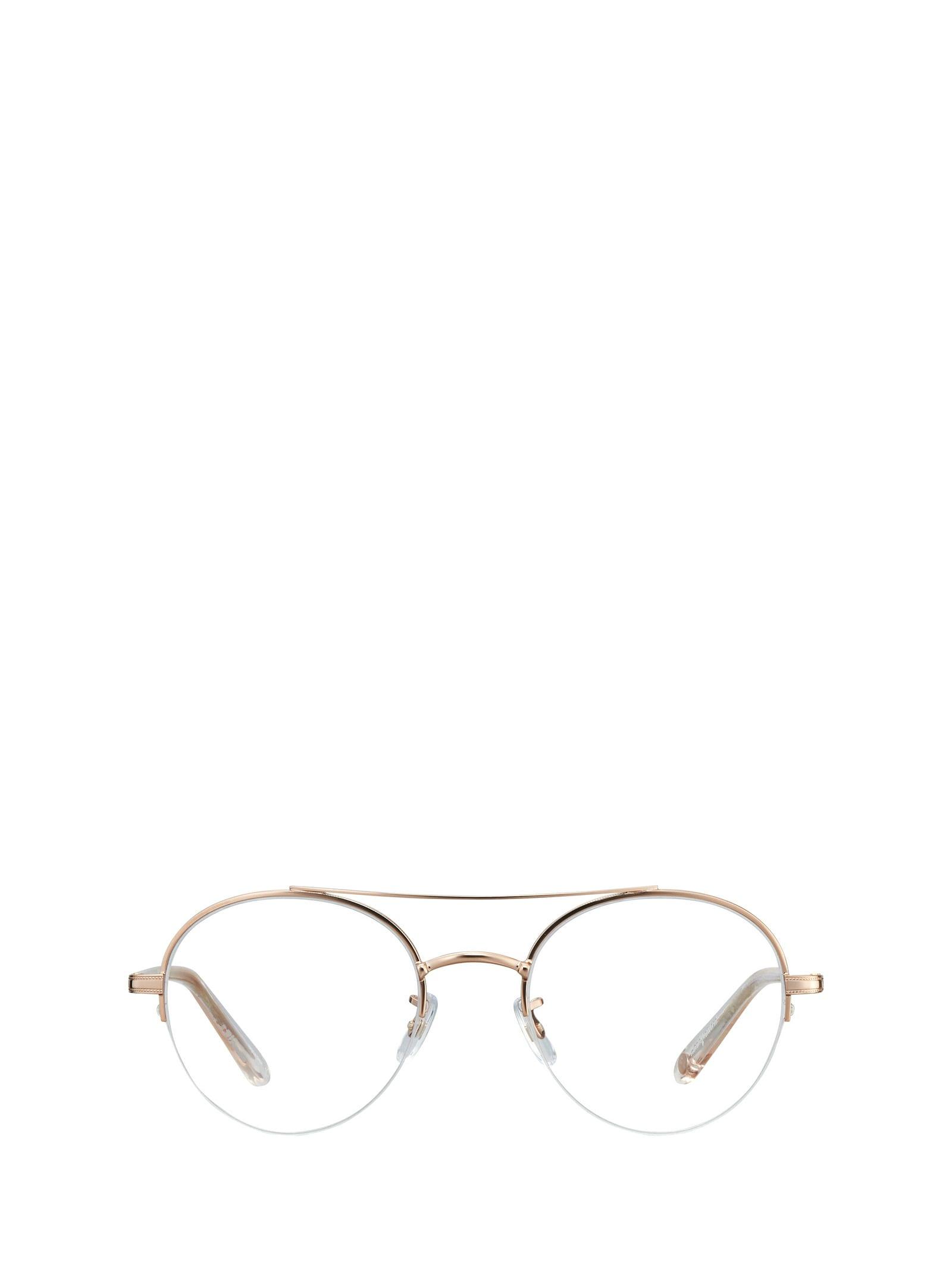 Garrett Leight Chester Rose Gold-nude Glasses in Metallic for Men | Lyst