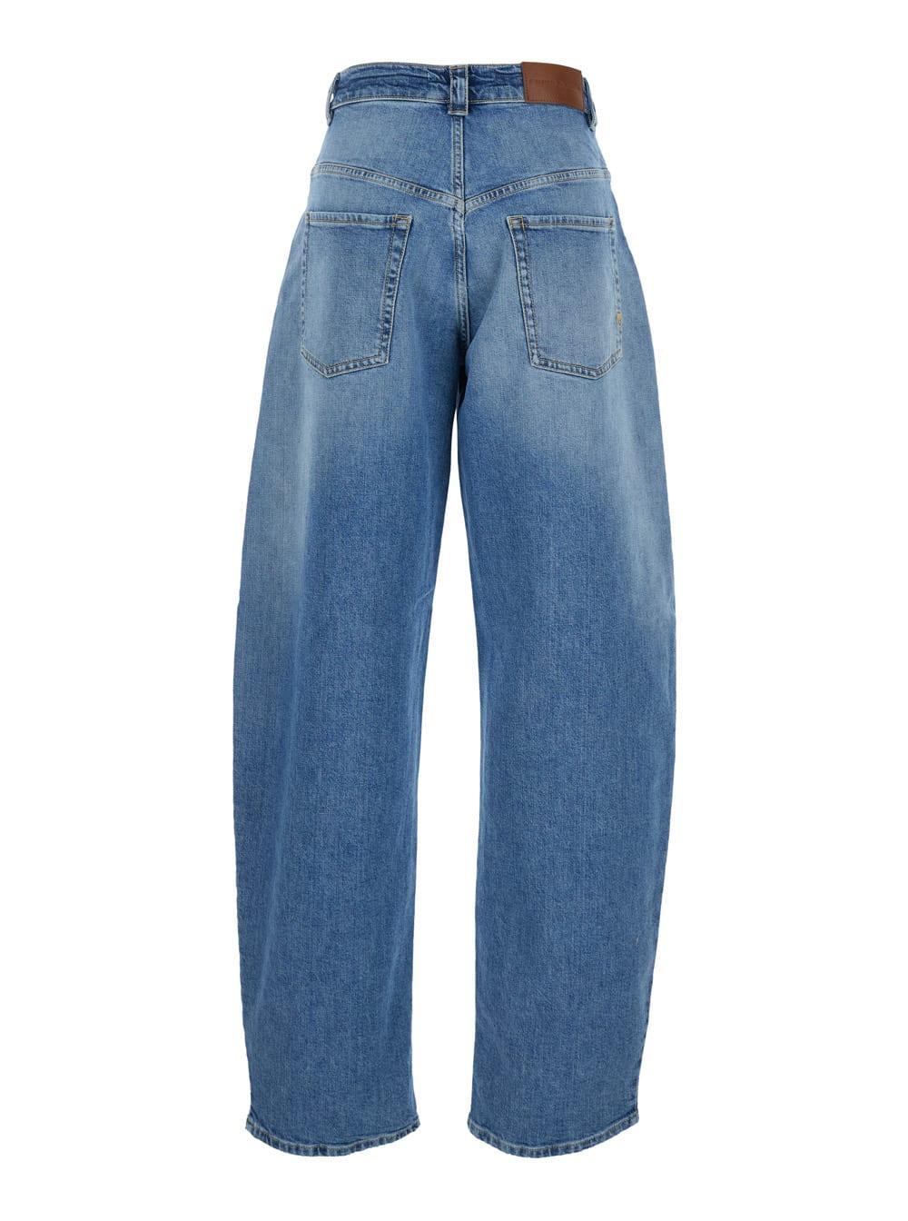 【PINKO】ELOISE EGG DENIM GOLDEN WASH Pinko Eloise Egg Denim Golden Wash in Blue | Lyst