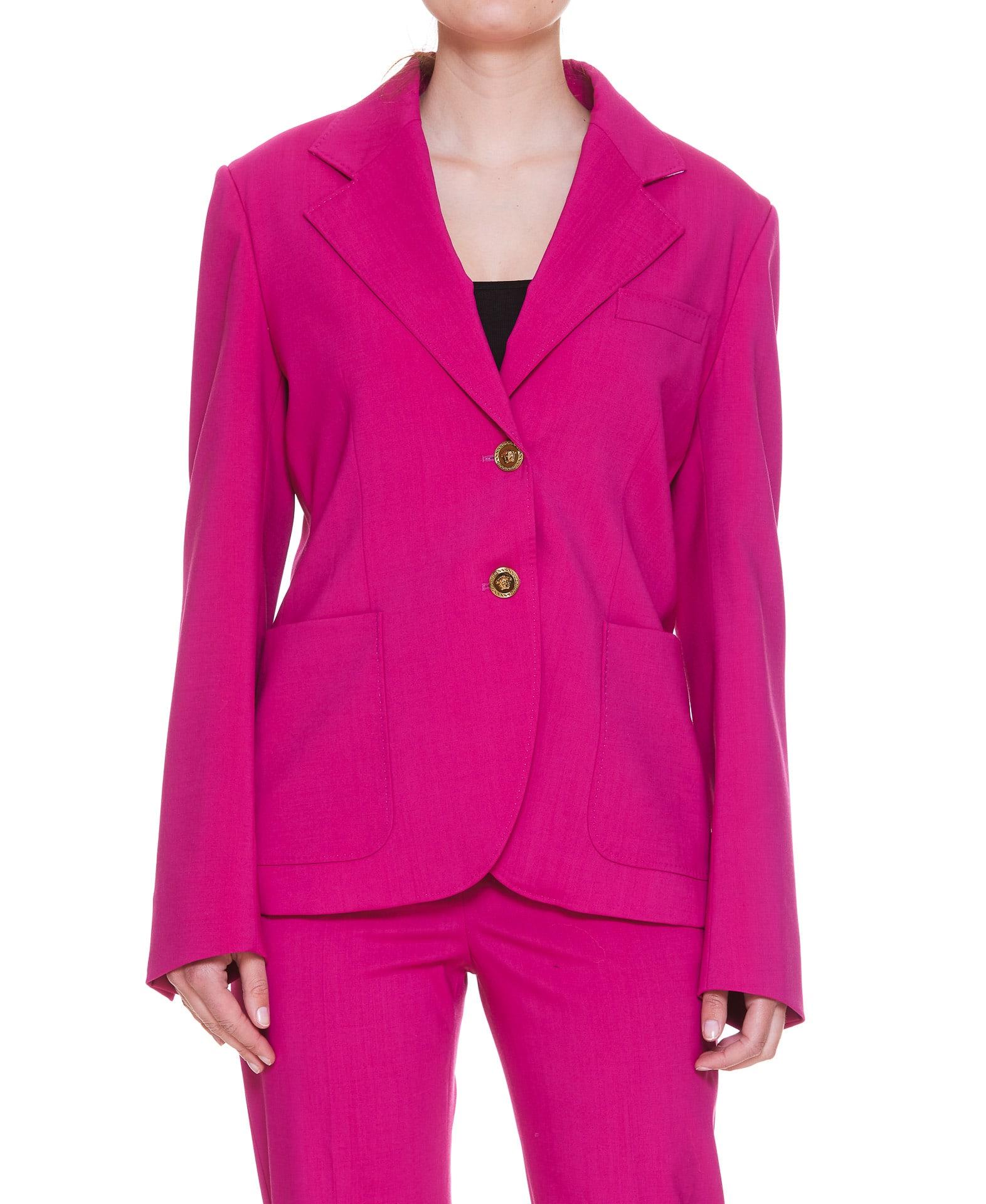 Versace Blazer in Pink | Lyst