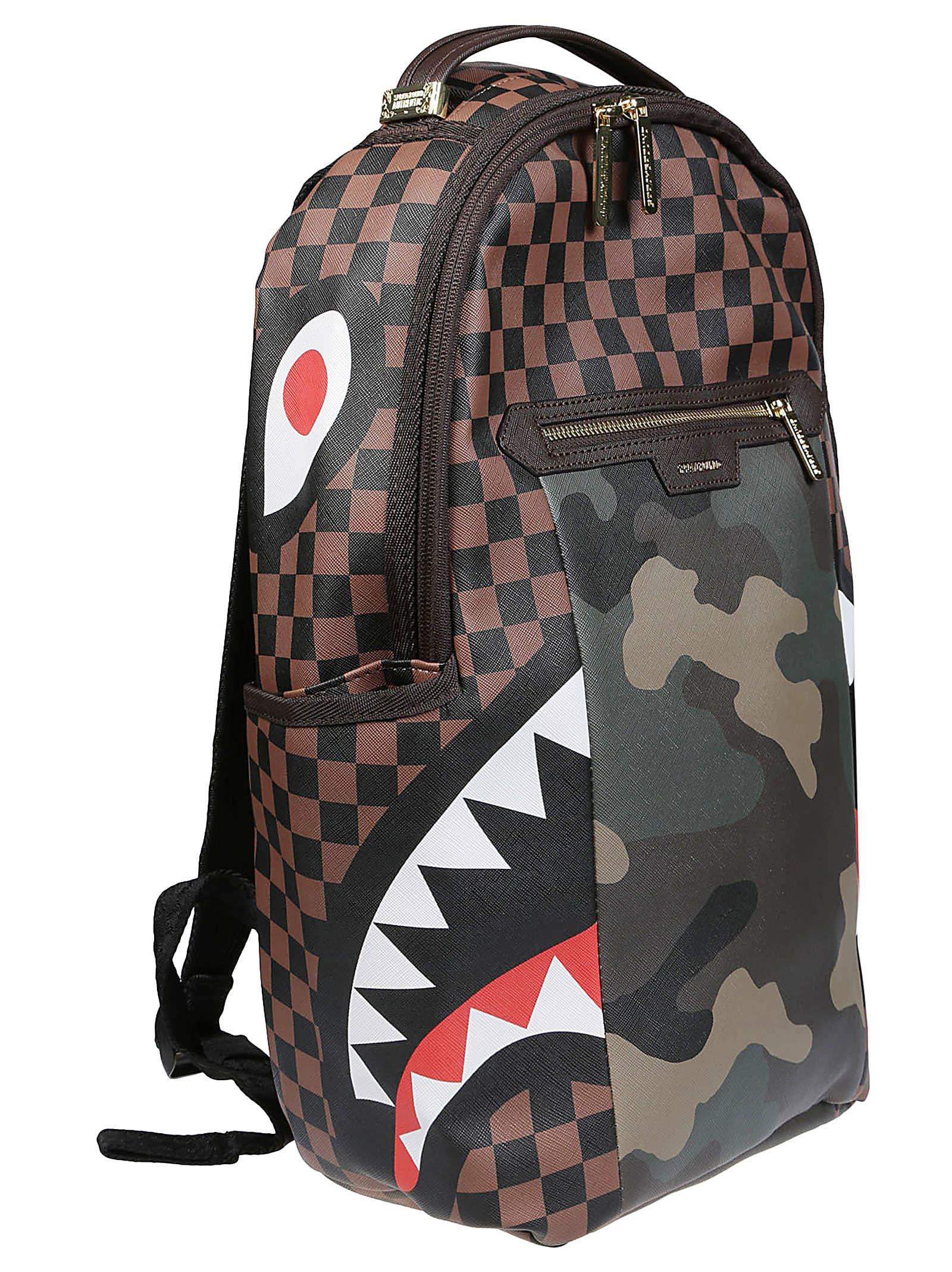 SPRAYGROUND SIP WITH CAMO ACCENT SAVAGE BACKPACK