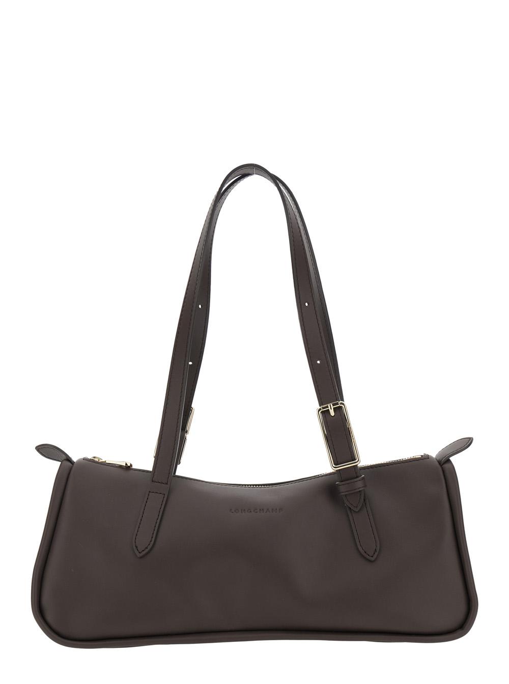 バッグ Longchamp Leather Baguette Bag Y2K 2way Longchamp Leather Baguette Shoulder Bag